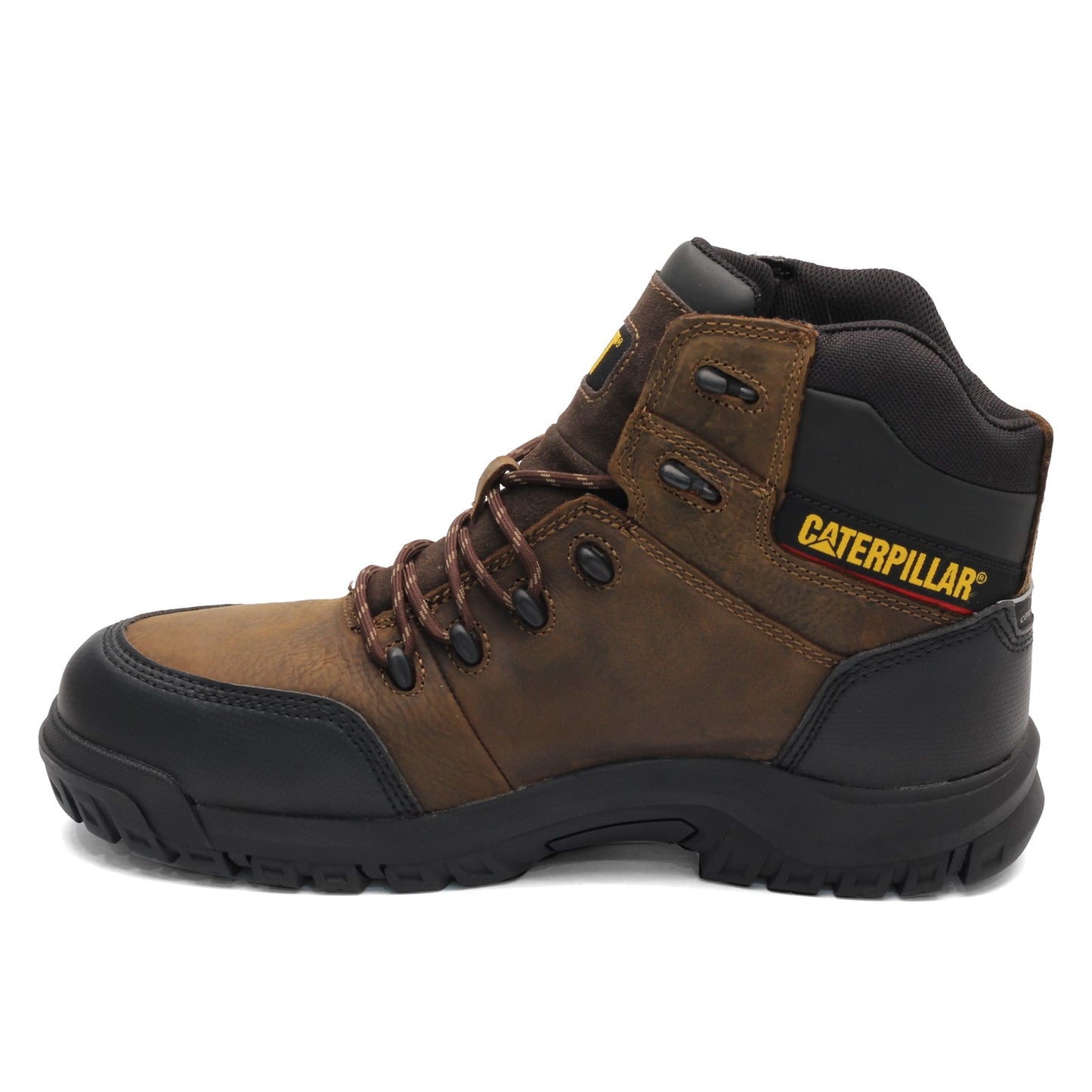 Peltz Shoes Men's Caterpillar Resorption Work Boot BROWN P90977