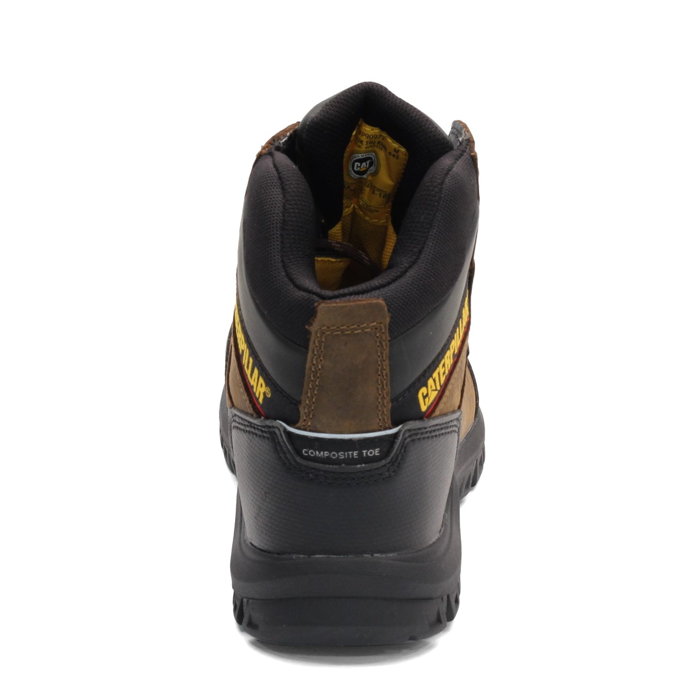 Peltz Shoes Men's Caterpillar Resorption Work Boot BROWN P90977
