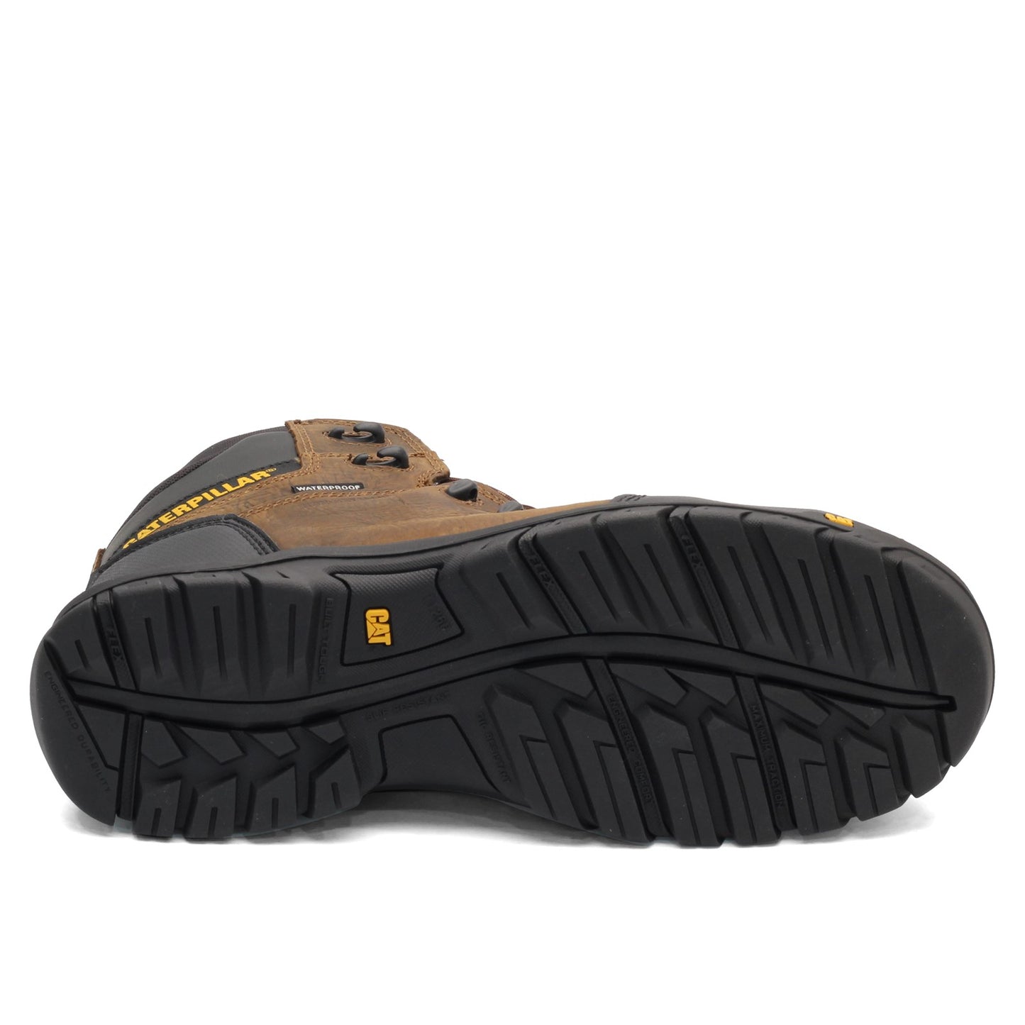 Peltz Shoes Men's Caterpillar Resorption Work Boot BROWN P90977
