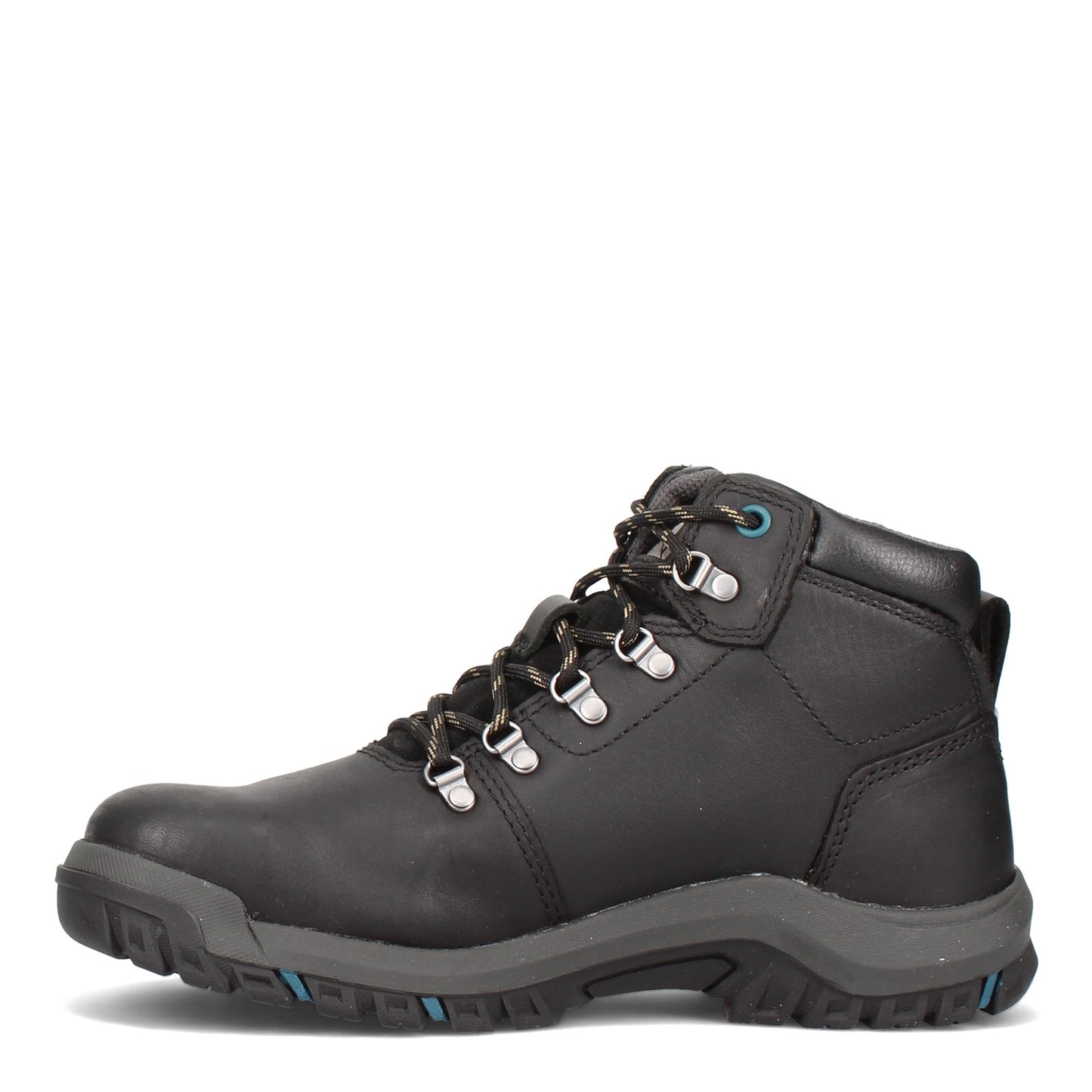 Peltz Shoes Women's Caterpillar Mae Steel Toe Waterproof Work Boot BLACK P91022