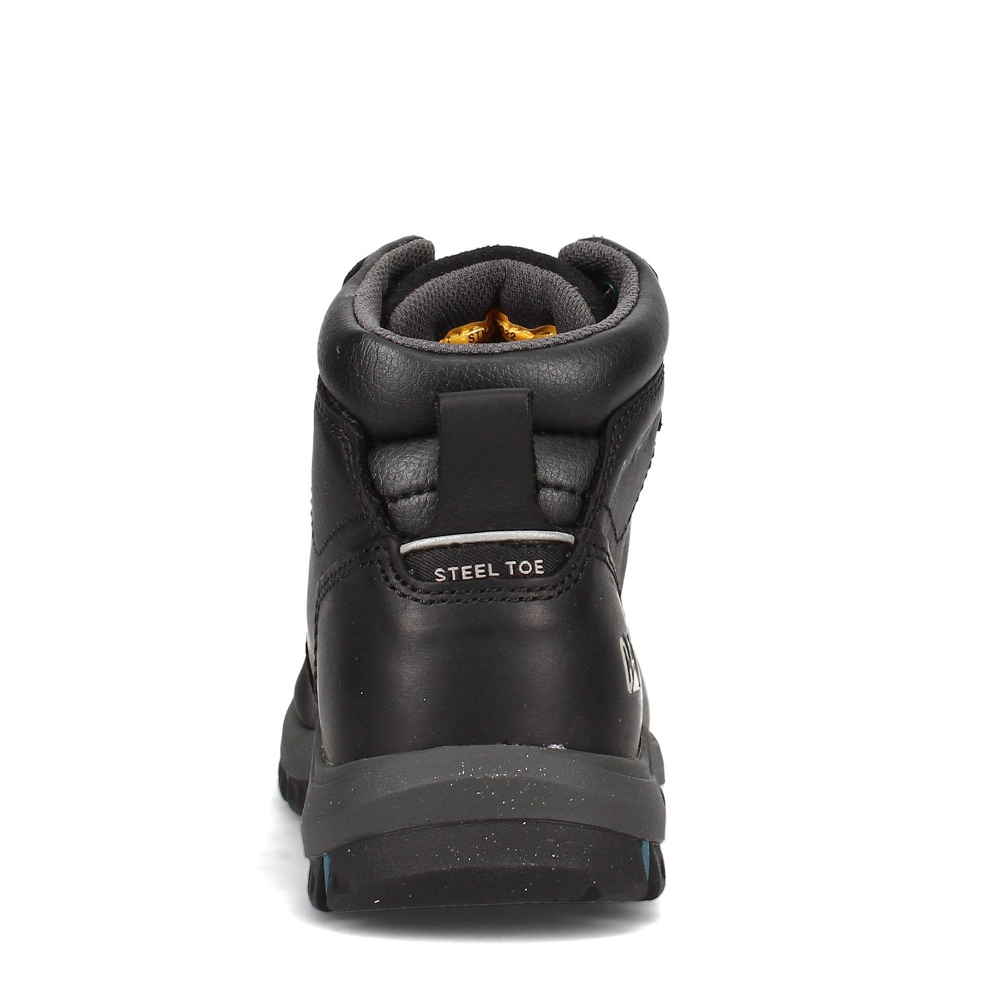 Peltz Shoes Women's Caterpillar Mae Steel Toe Waterproof Work Boot BLACK P91022
