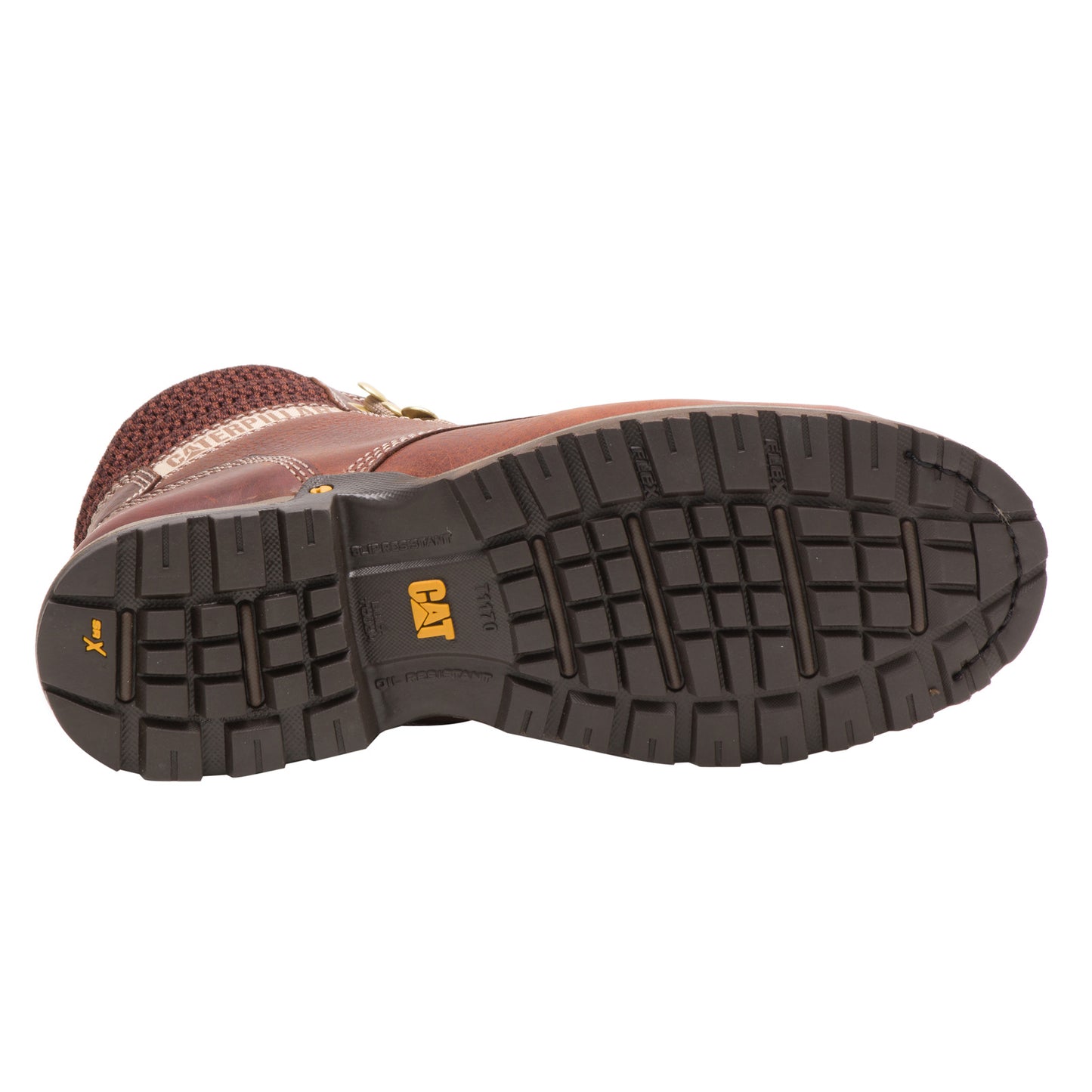 Peltz Shoes Women's Caterpillar Paisley 6 Inch Slip Resistant Steel Toe Work Boot TAWNY P91097