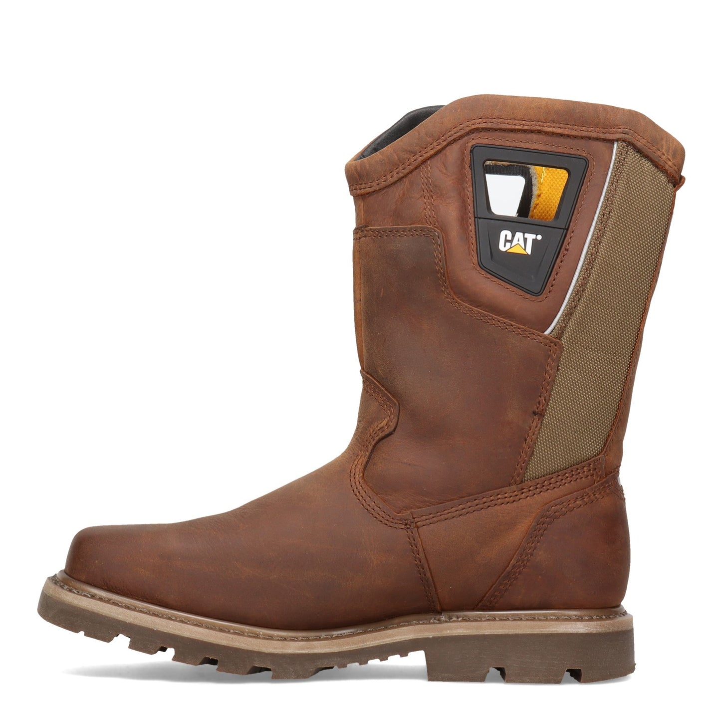 Peltz Shoes Men's Caterpillar Stillwell Steel Toe Work Boot BUTTERSCOTCH P91109