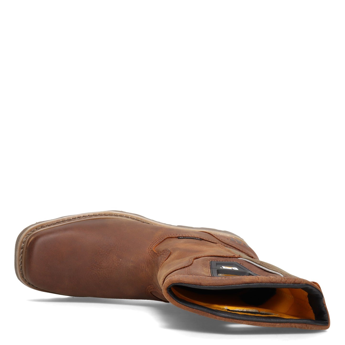 Peltz Shoes Men's Caterpillar Stillwell Steel Toe Work Boot BUTTERSCOTCH P91109