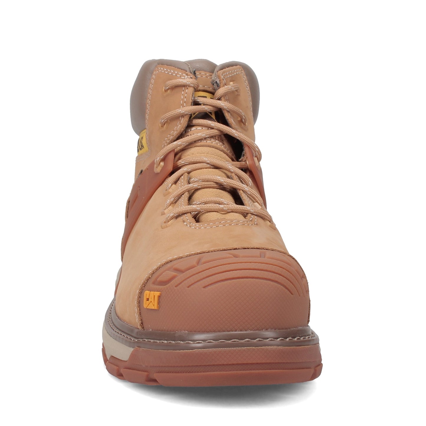 Peltz Shoes Men's Caterpillar Excavator Superlite Waterproof Nano Toe Work Boot HONEY P91196