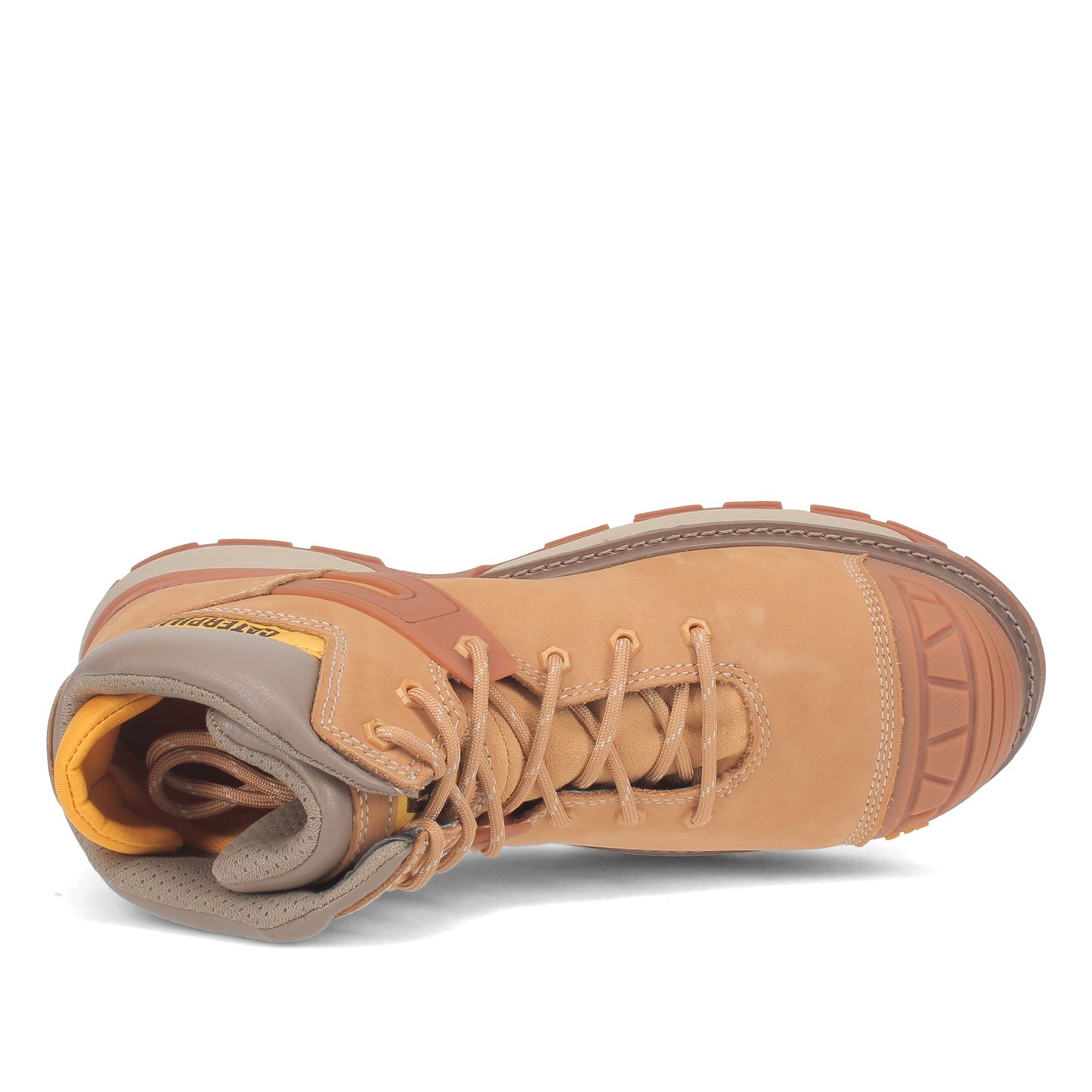 Peltz Shoes Men's Caterpillar Excavator Superlite Waterproof Nano Toe Work Boot HONEY P91196