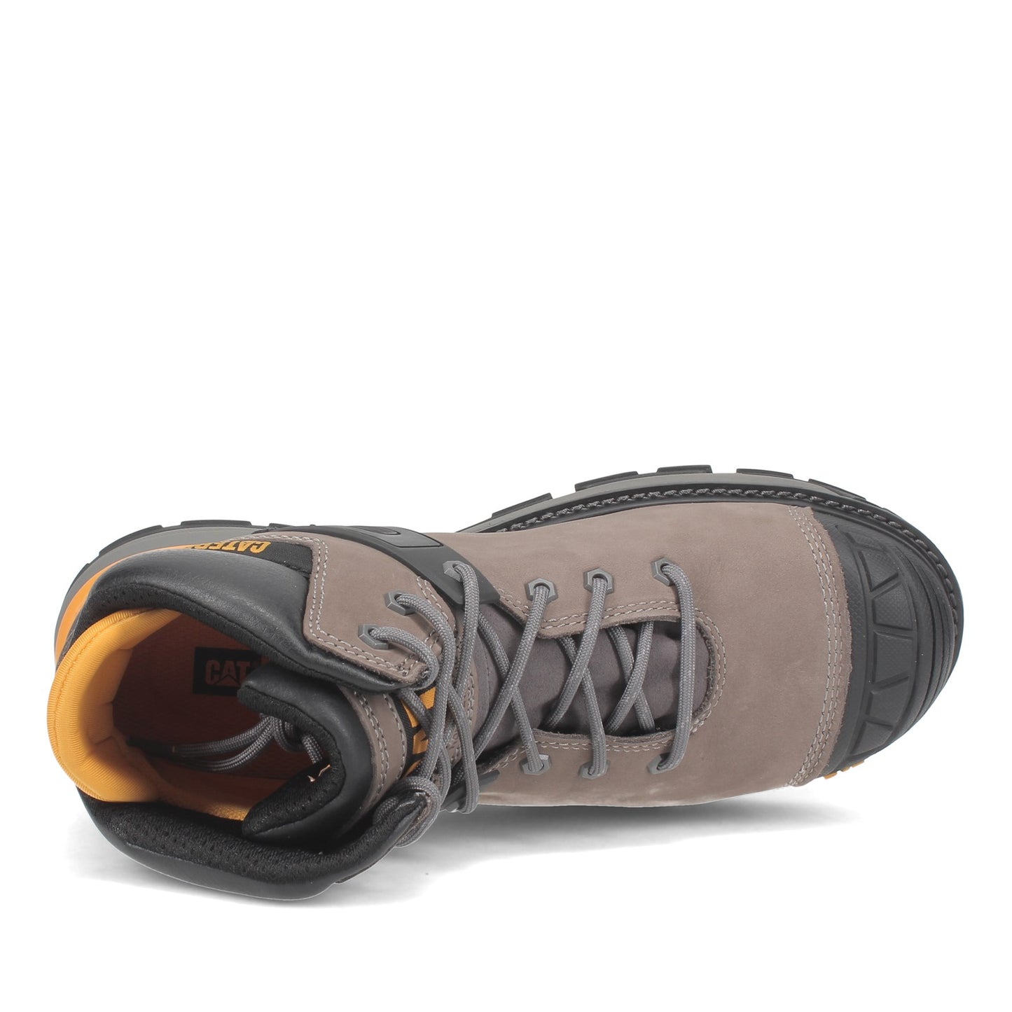 Peltz Shoes Men's Caterpillar Excavator Superlite Waterproof Nano Toe Work Boot PEWTER P91197