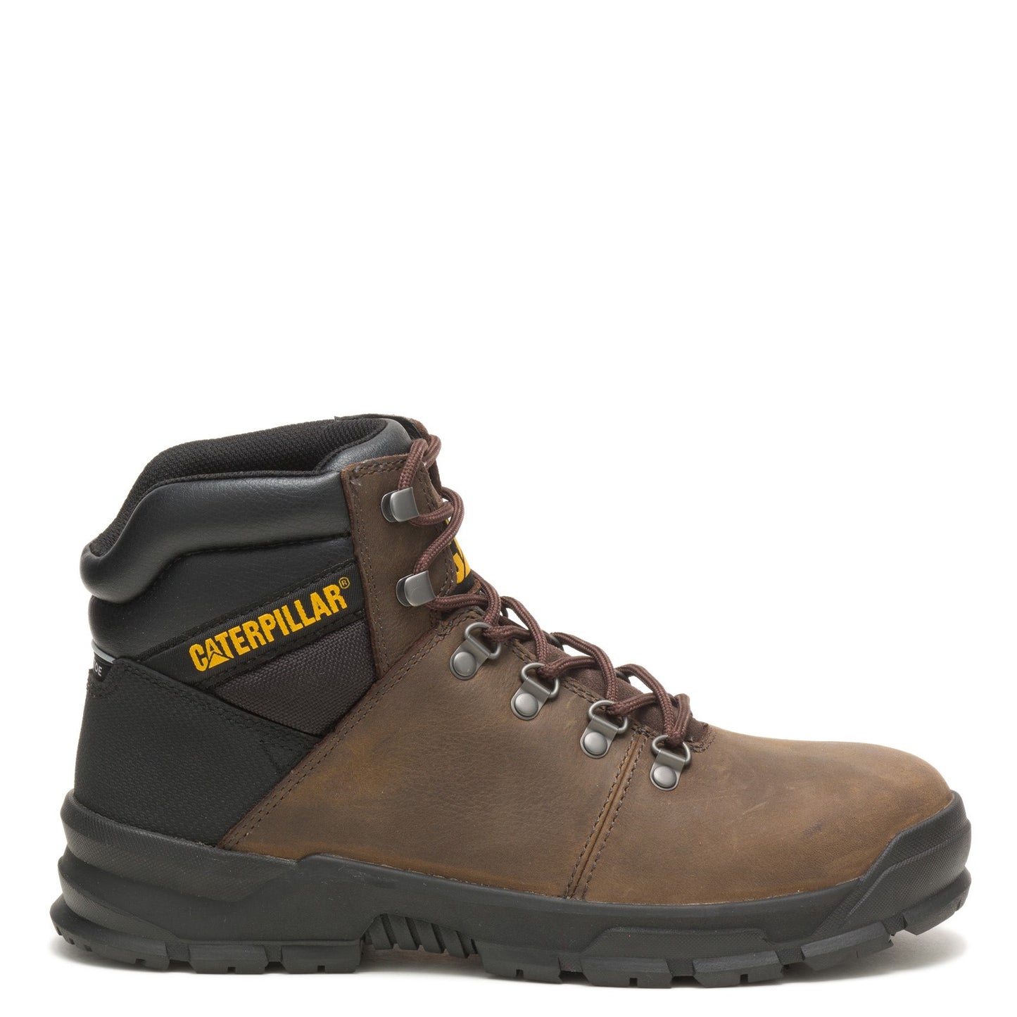 Peltz Shoes Men's Caterpillar Charge ST Work Boot COFFEE BEAN P91266