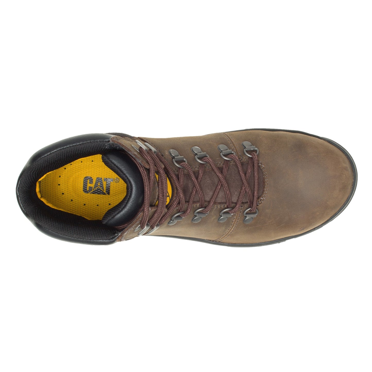 Peltz Shoes Men's Caterpillar Charge ST Work Boot COFFEE BEAN P91266
