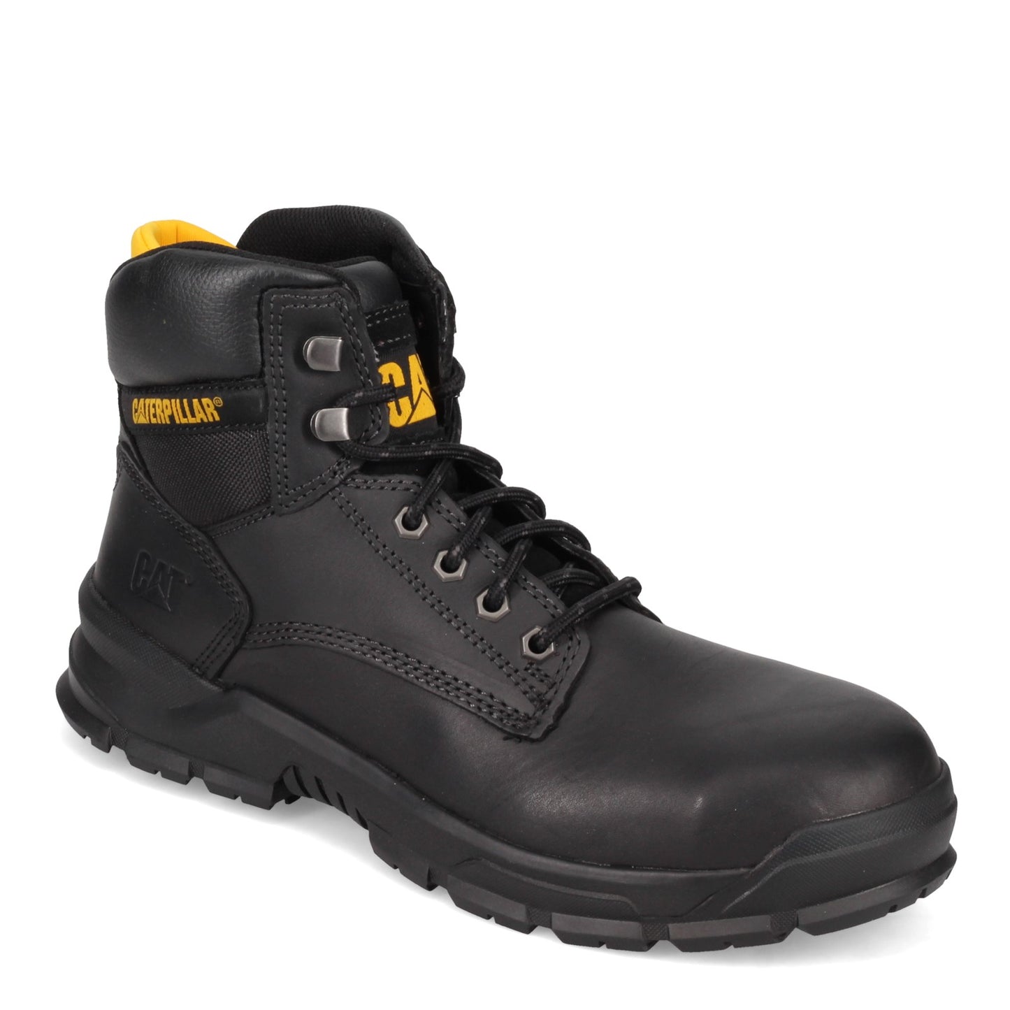 Peltz Shoes Men's Caterpillar Mobilize Alloy Toe Work Boot BLACK P91267