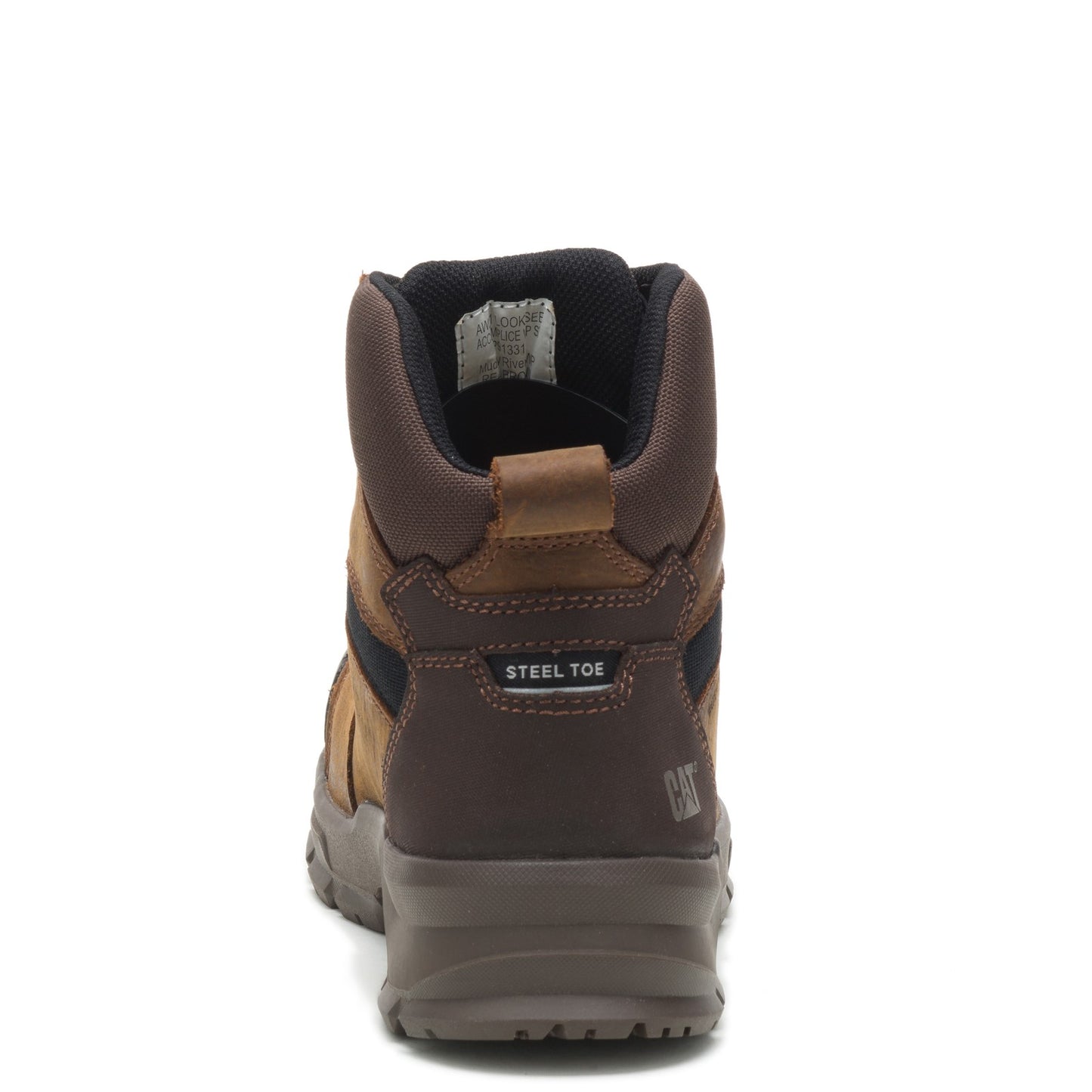Peltz Shoes Men's Caterpillar Accomplice X WP ST Work Boot BROWN P91331