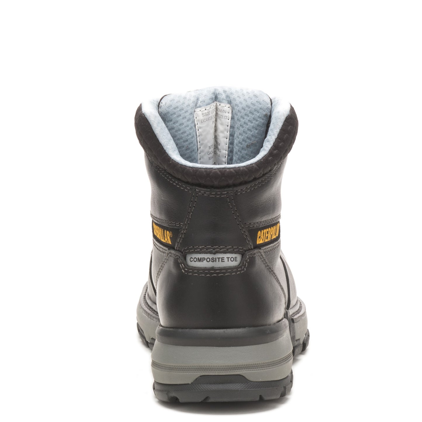 Peltz Shoes Men's Caterpillar Excavator Superlite Cool Carbon Comp Toe Work Boot BLACK P91339