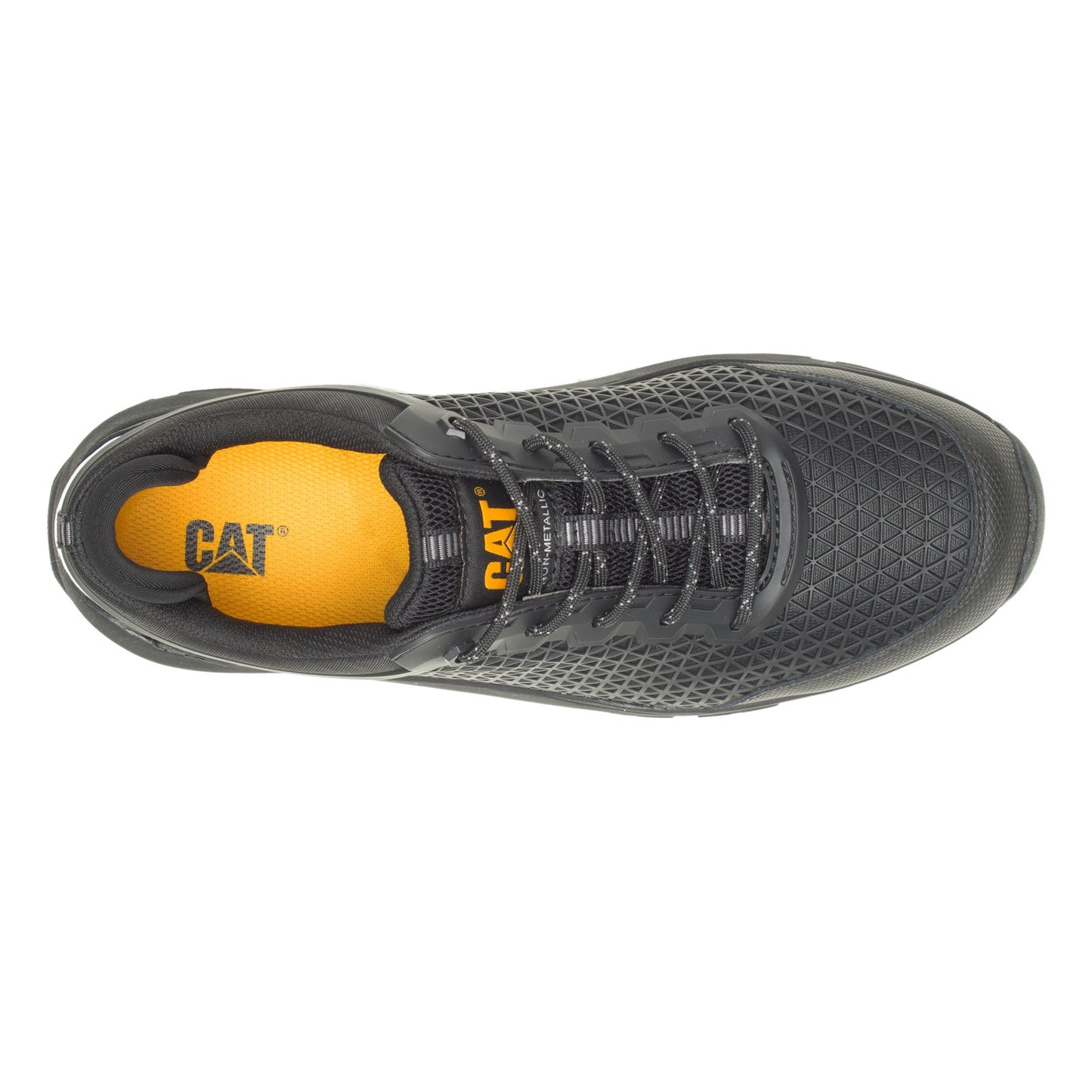 Peltz Shoes Men's Caterpillar Streamline 2.0 Comp Toe Work Shoe BLACK / BLACK P91349