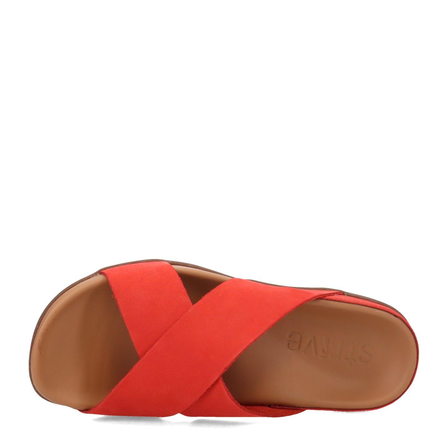 Peltz Shoes Women's Strive Palma Sandal SCARLET PALMA-SCARLET