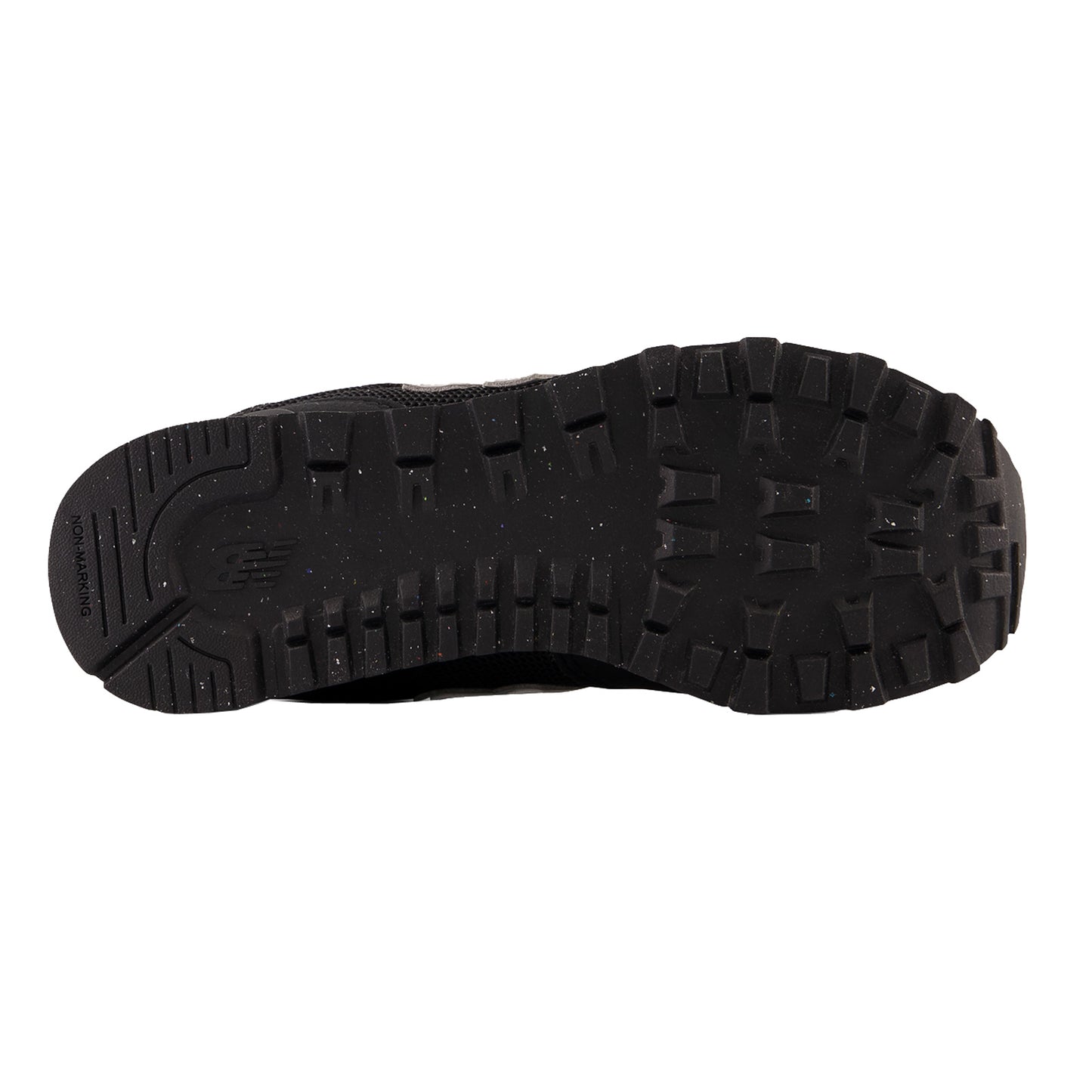 Peltz Shoes Boy's New Balance 515 Sneaker - Little Kid BLACK WHITE PC515BLK
