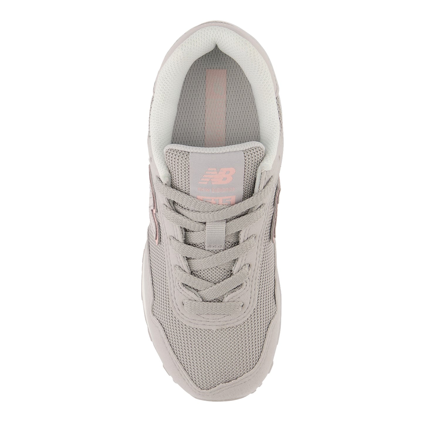 Peltz Shoes Girl's New Balance 515 Sneaker - Little Kid Rain Cloud / Pink PC515PNK