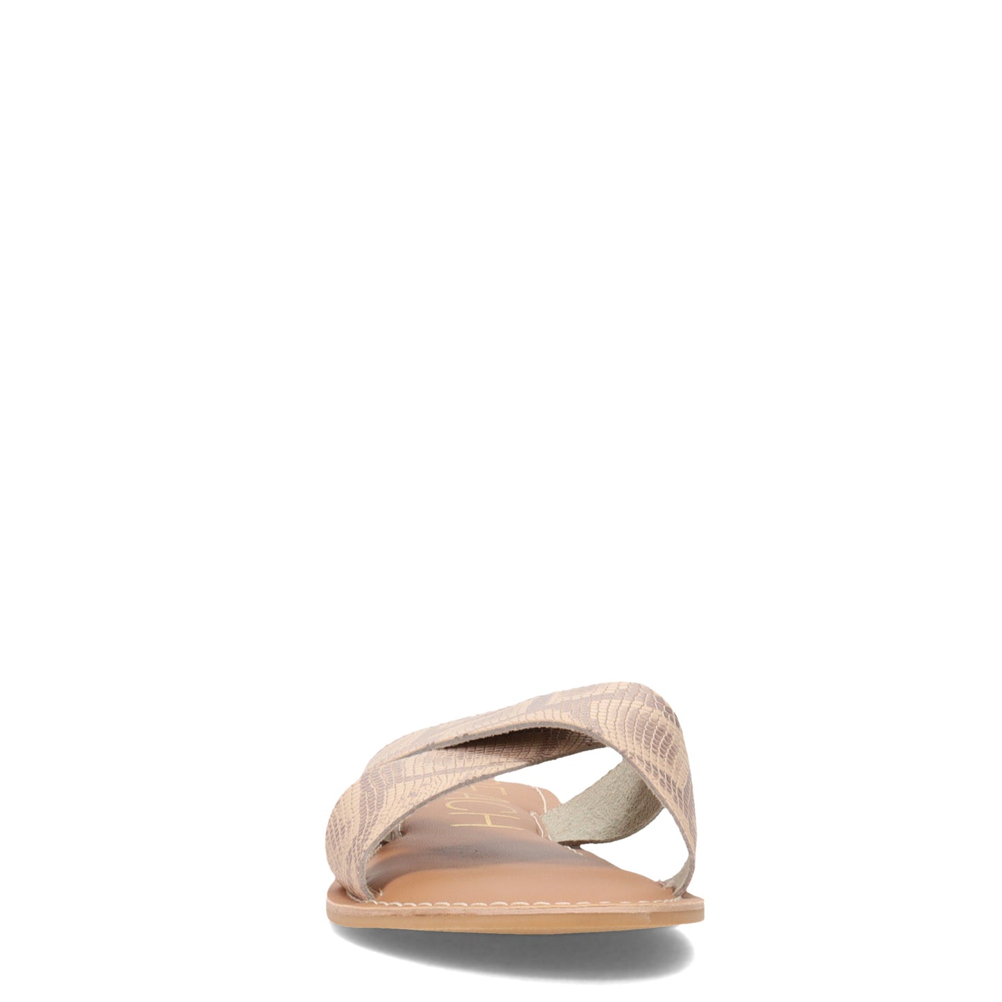 Peltz Shoes Women's Beach By Matisse Pebble Slide Sandal NATURAL PYTHON PEBBLE-NATURAL
