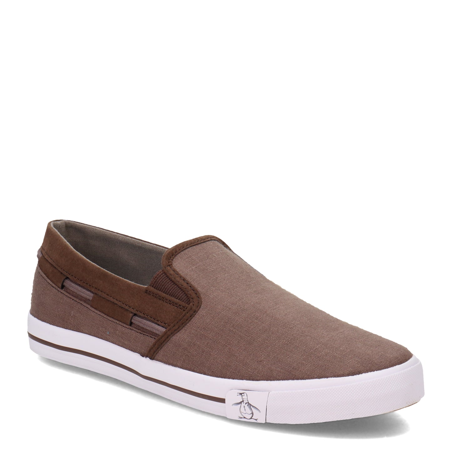 Peltz Shoes Men's Original Penguin Barrow Slip-On BROWN PG00040-01B1