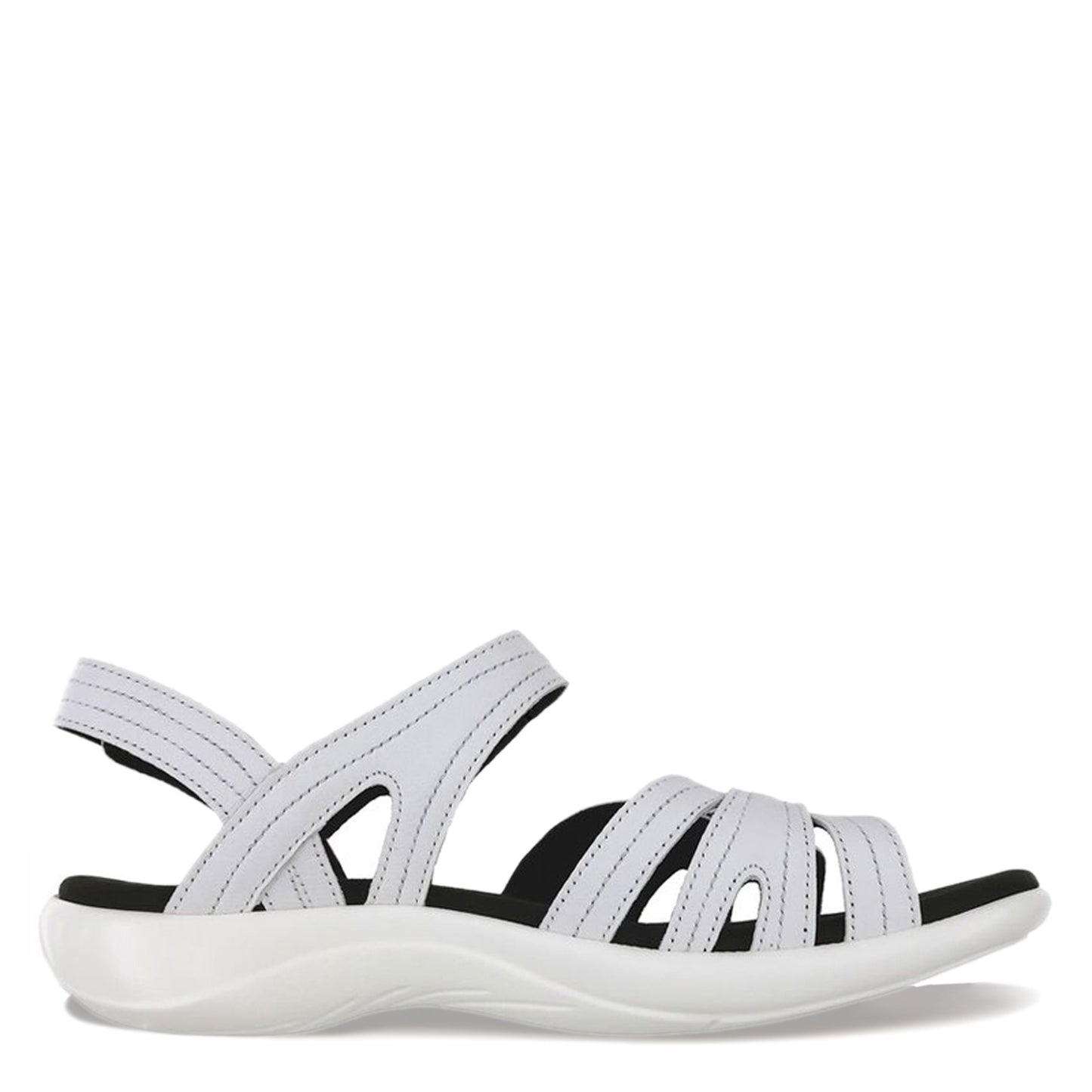 Peltz Shoes Women's SAS Pier Sandal CHALK PIER CHALK