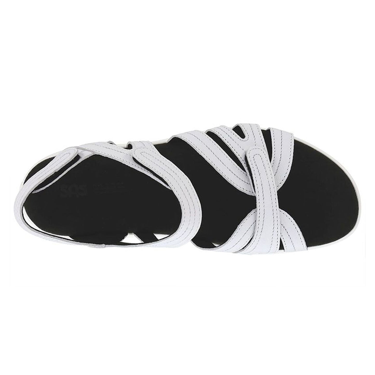 Peltz Shoes Women's SAS Pier Sandal CHALK PIER CHALK