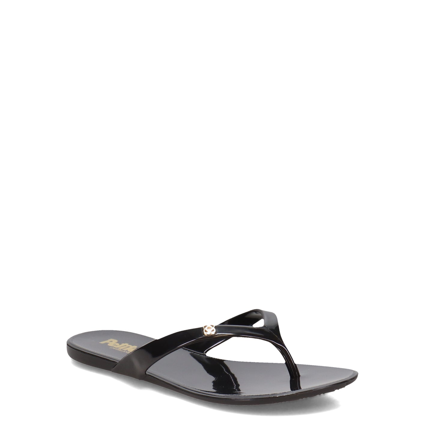 Peltz Shoes Girl's Petite Jolie Lucky Sandal - Little Kid BLACK PJ4420IN-BLK