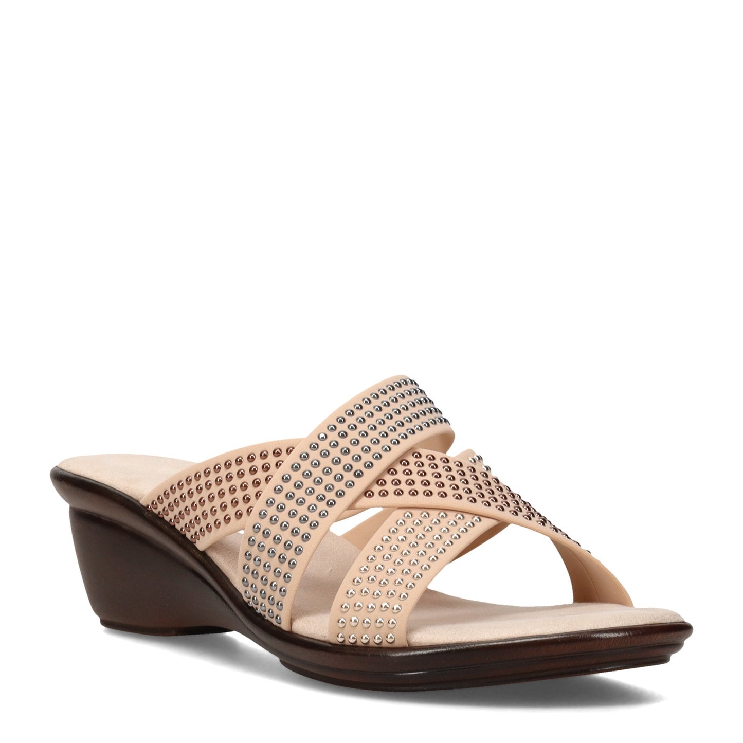 Peltz Shoes Women's Onex Prelude Sandal CHAMPAGNE PRELUDE-CHAMP