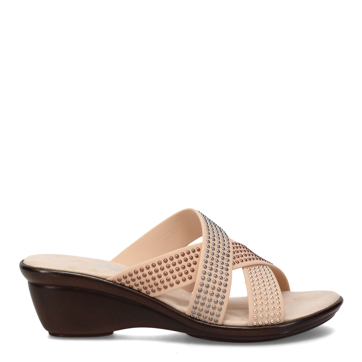 Peltz Shoes Women's Onex Prelude Sandal CHAMPAGNE PRELUDE-CHAMP