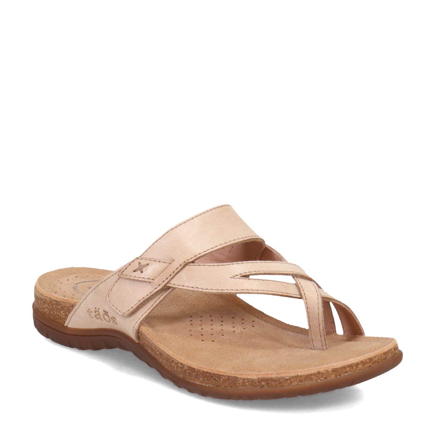 Peltz Shoes Women's Taos Perfect Sandal Stone PRF-14050-STN