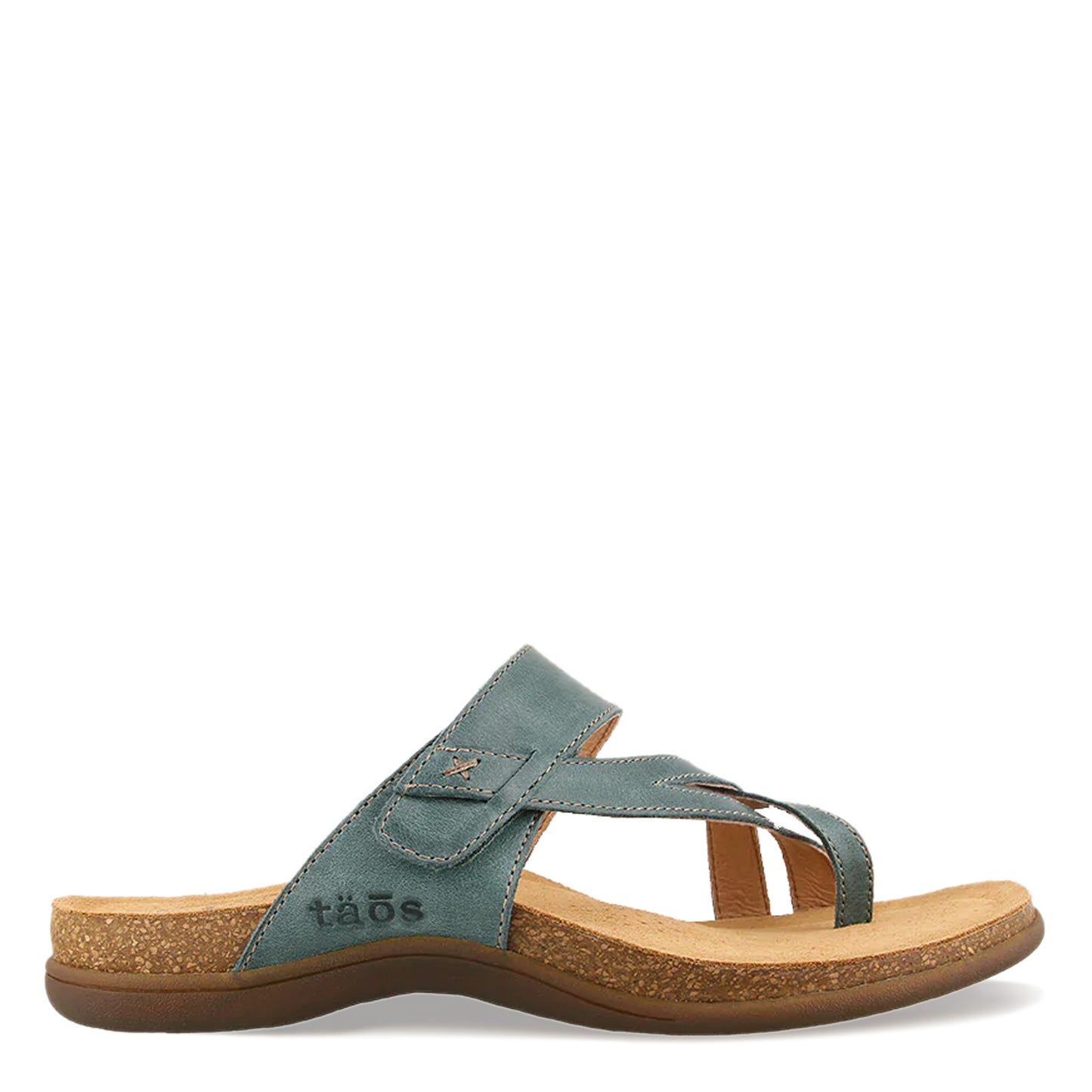Peltz Shoes Women's Taos Perfect Sandal Teal PRF-14050-TEAL