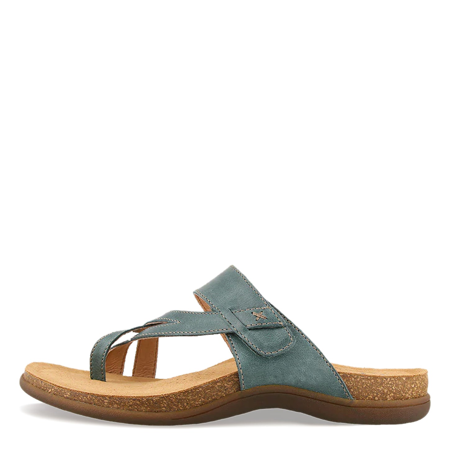 Peltz Shoes Women's Taos Perfect Sandal Teal PRF-14050-TEAL