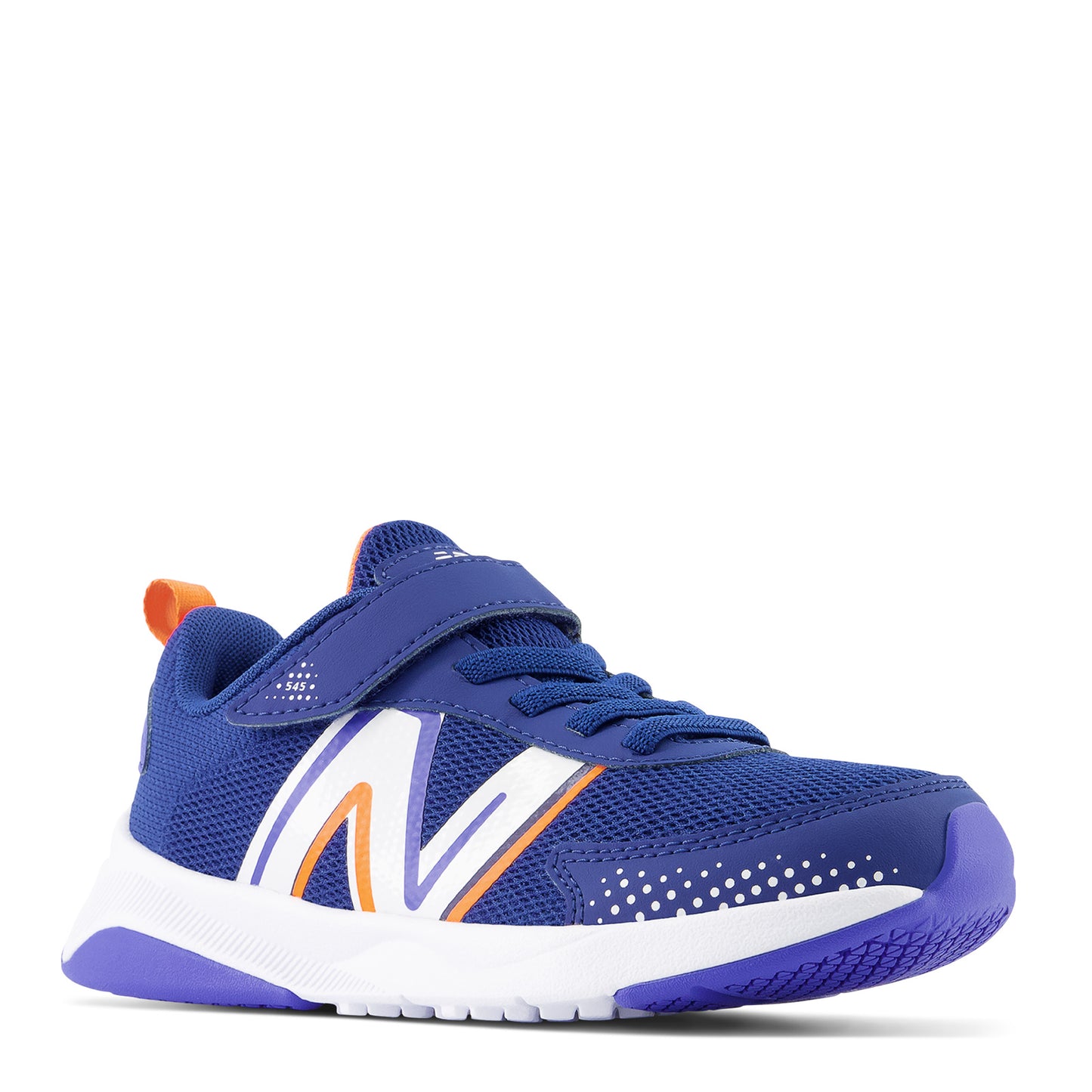Peltz Shoes Boy's New Balance DynaSoft 545 Sneaker - Little Kid Night Sky / Orange PT545NB1