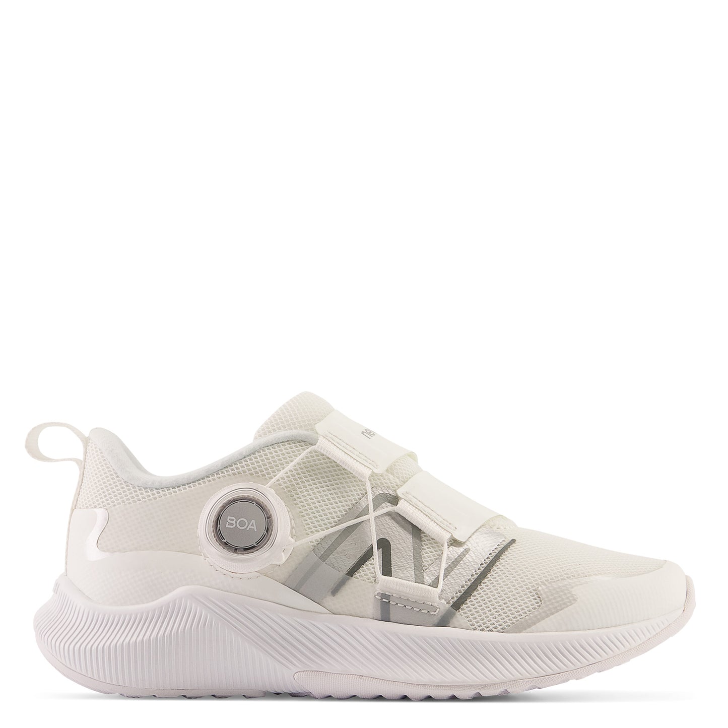 Peltz Shoes Girl's New Balance Fuel Core Reveal v4 Sneaker - Little Kid WHITE PTRVLWH4