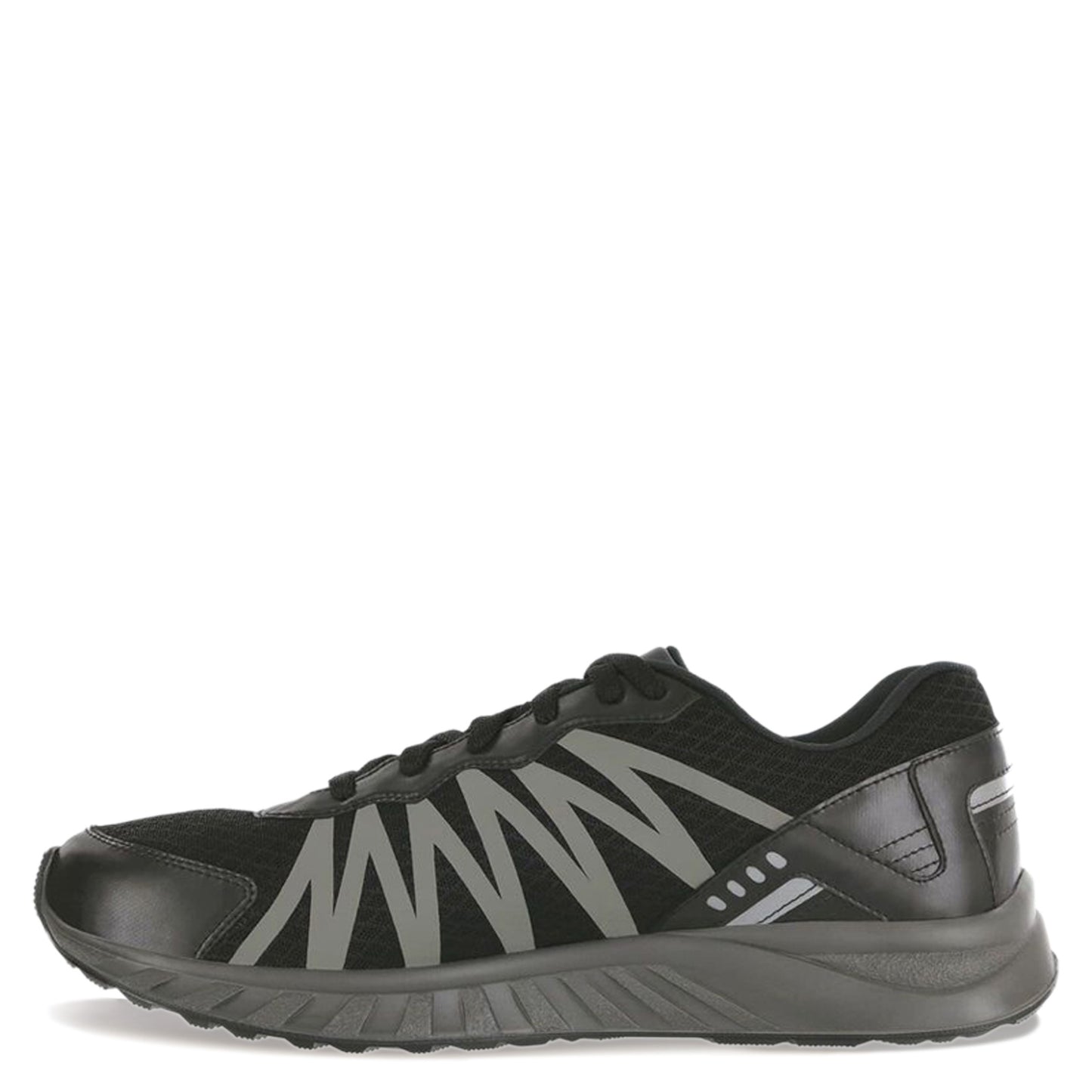 Peltz Shoes Men's SAS Pursuit Sneaker BLACK GRAY PURSUIT BKGRY