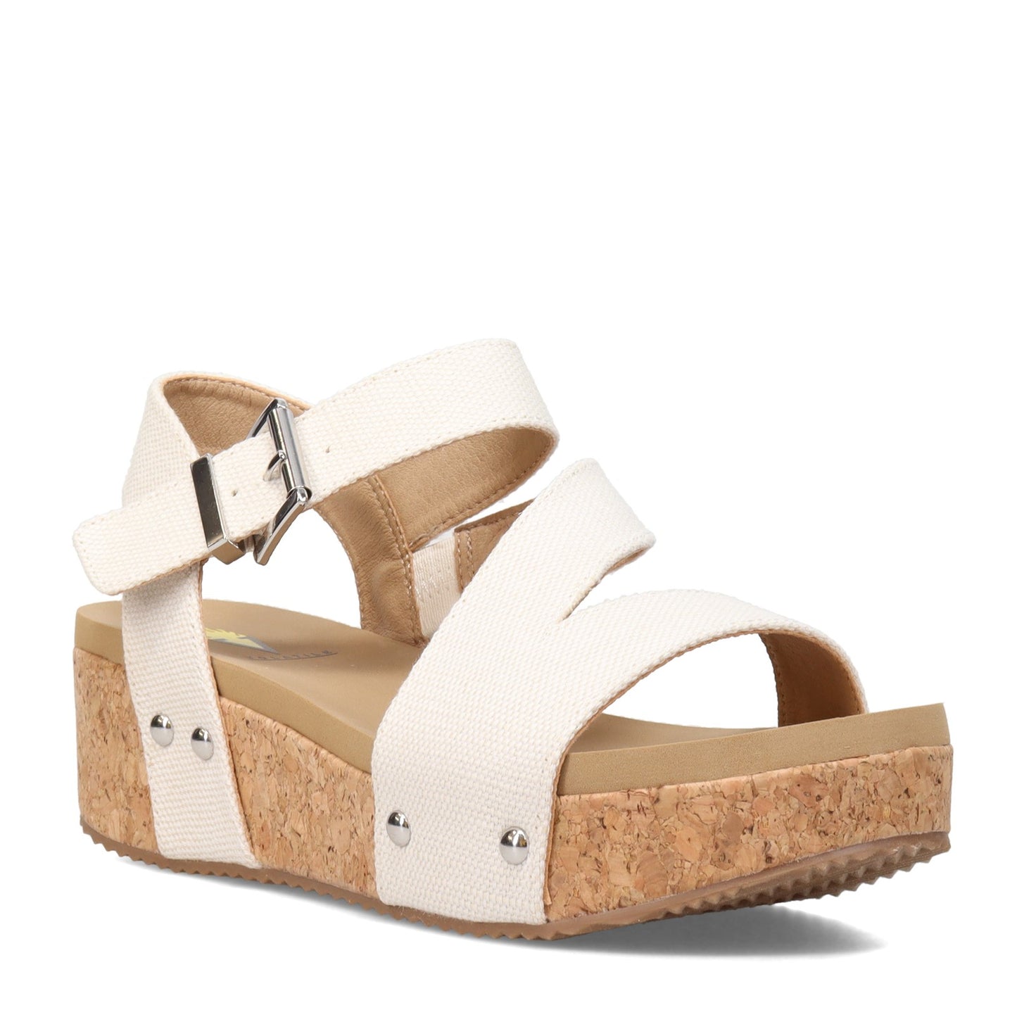 Peltz Shoes Women's Volatile Biloxi Sandal IVORY PV118-IVORY