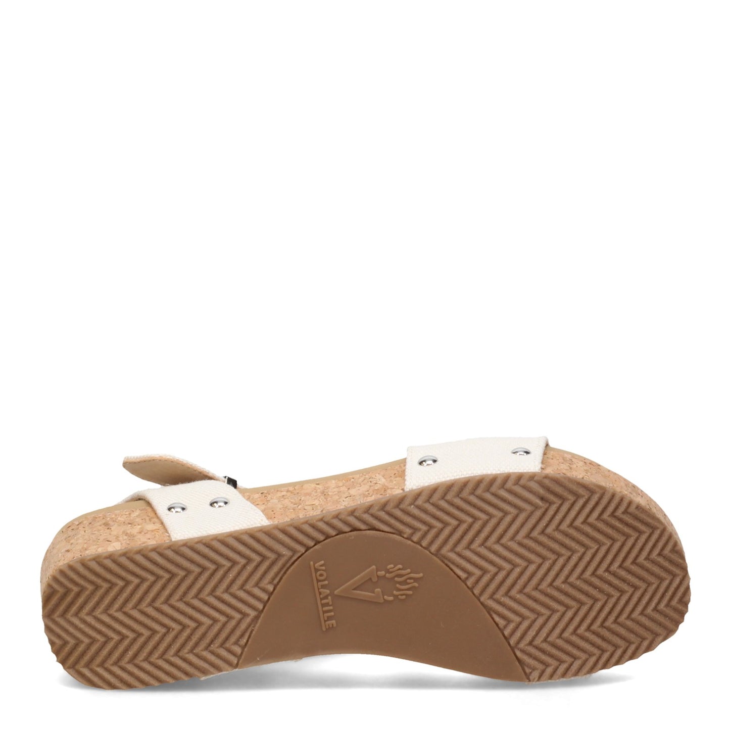 Peltz Shoes Women's Volatile Biloxi Sandal IVORY PV118-IVORY