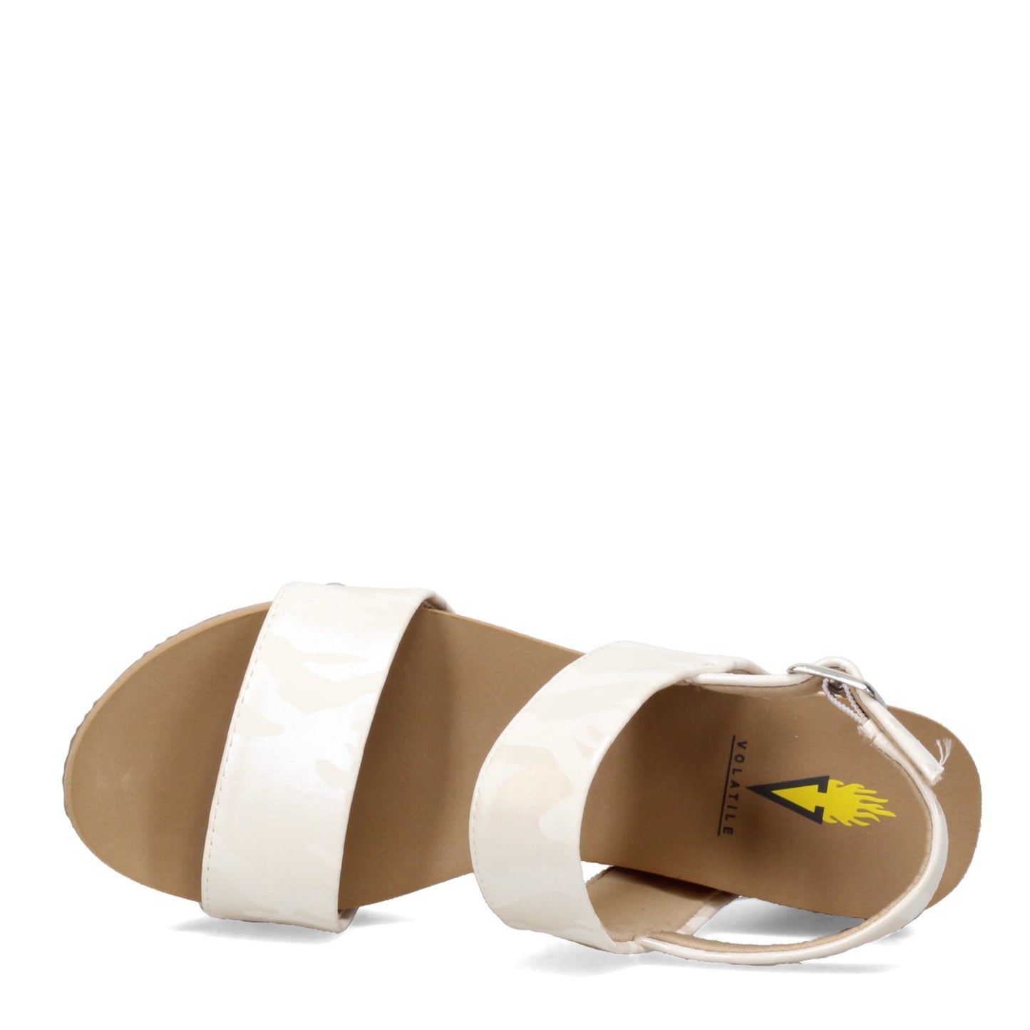 Peltz Shoes Women's Volatile Summerlove Sandal WHITE CAMO PV119-WHTCAMO