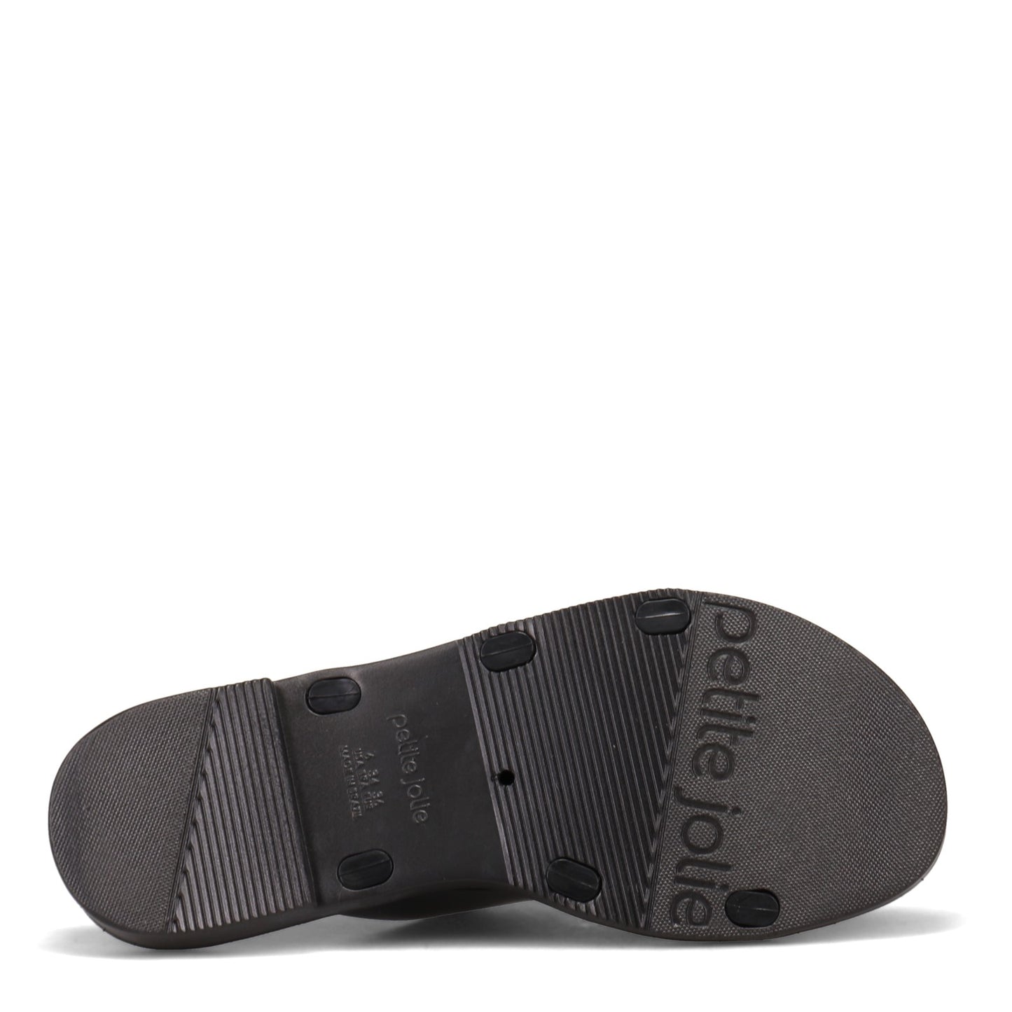 Peltz Shoes Women's Petite Jolie Beats Sandal BLACK PJ5351-BLACK