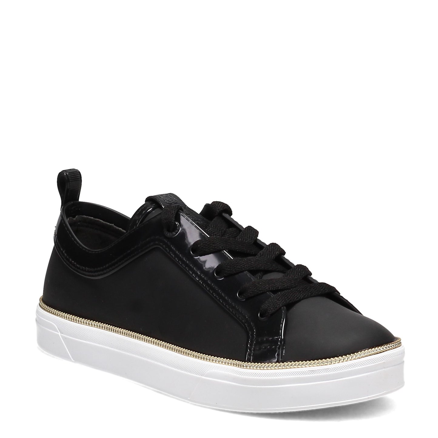 Peltz Shoes Women's Petite Jolie Radford Sneaker BLACK PJ5442-BLACK