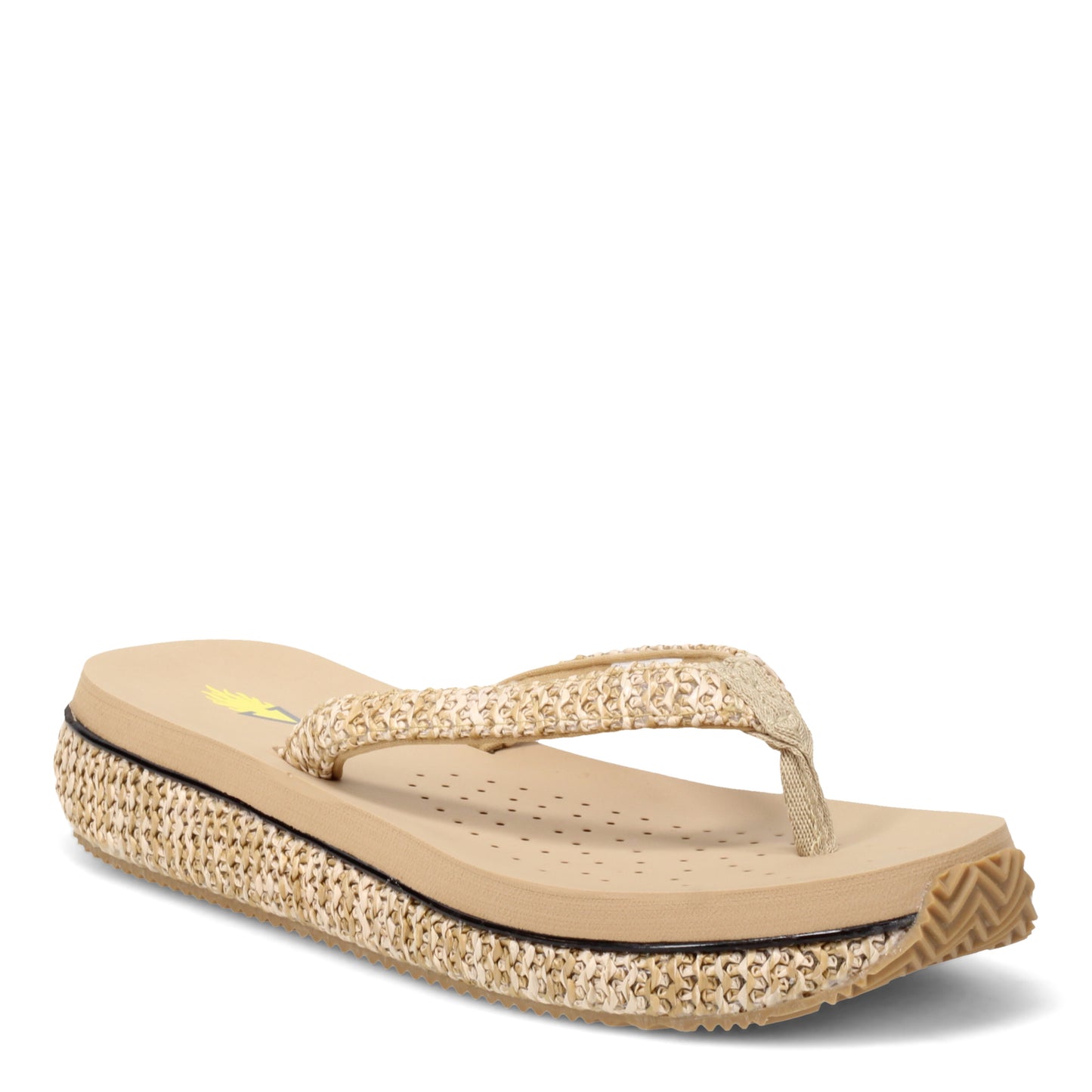 Peltz Shoes Women's Volatile Palau Sandal NATURAL PV100-NATURAL