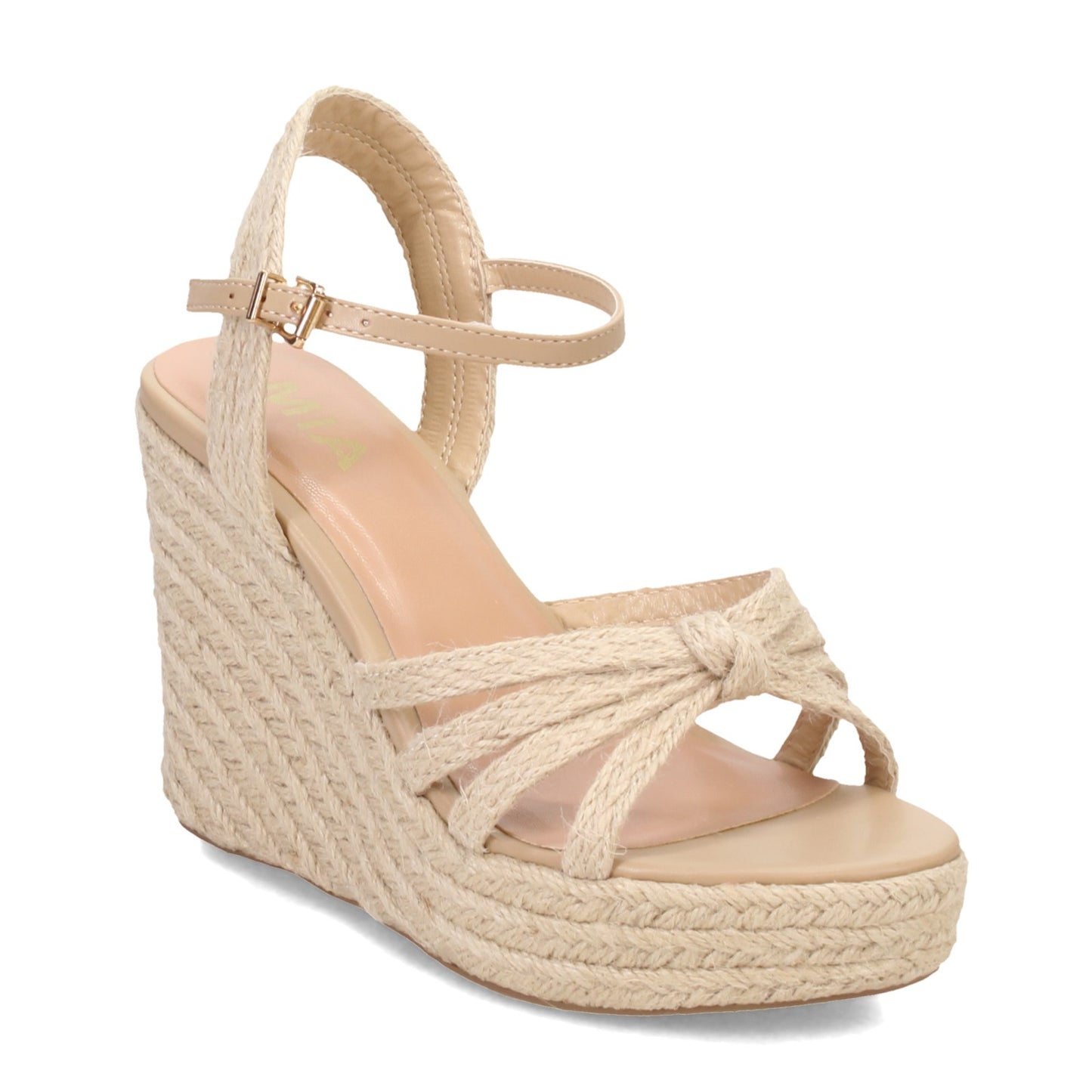 Peltz Shoes Women's MIA Ashlee Sandal Natural QI00317-NATURAL