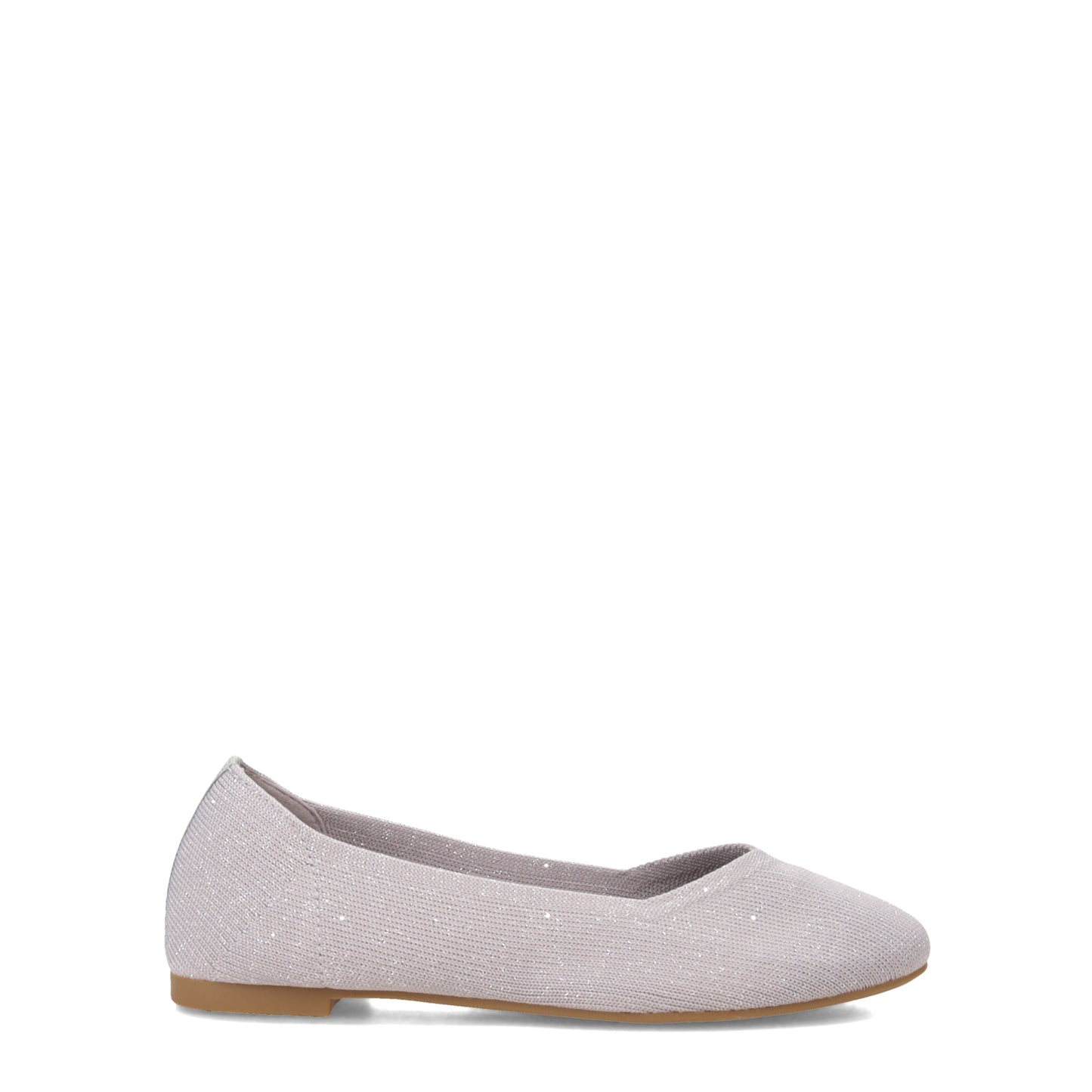 Peltz Shoes Girl's MIA Kids Kandi Flat - Little Kid & Big Kid SILVER QIK065-SIL