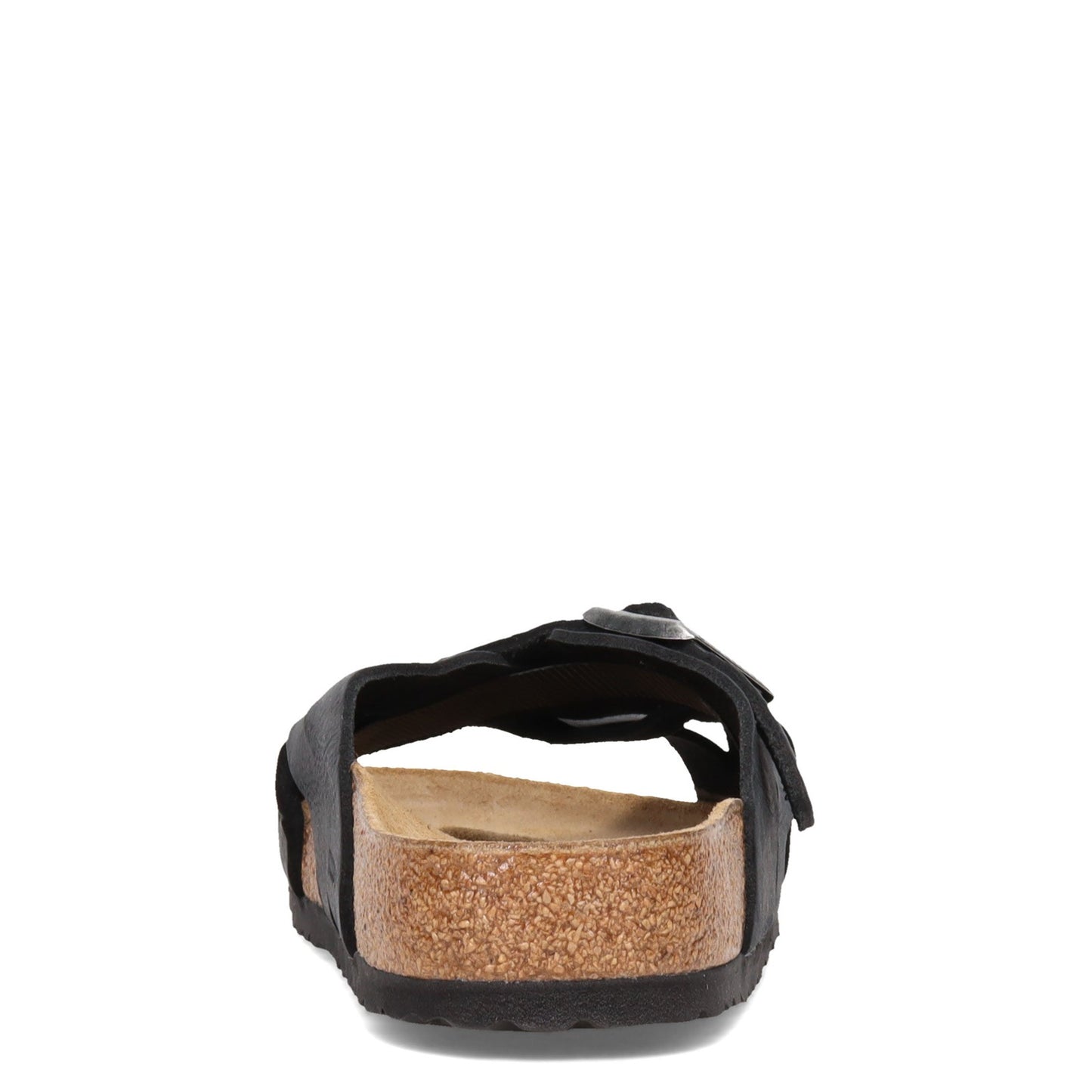 Peltz Shoes Men's Birkenstock Lugano Sandal - Regular Width BLACK R 1017 465
