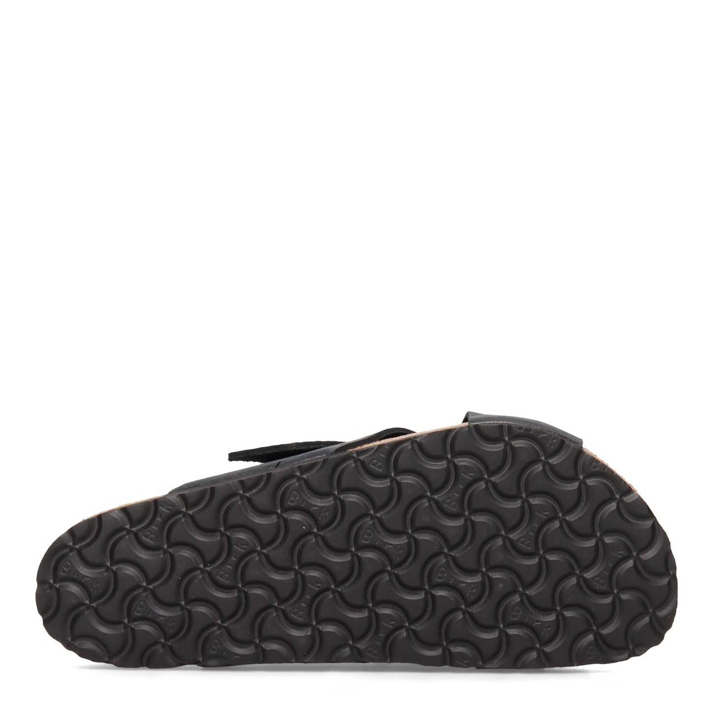 Peltz Shoes Men's Birkenstock Lugano Sandal - Regular Width BLACK R 1017 465