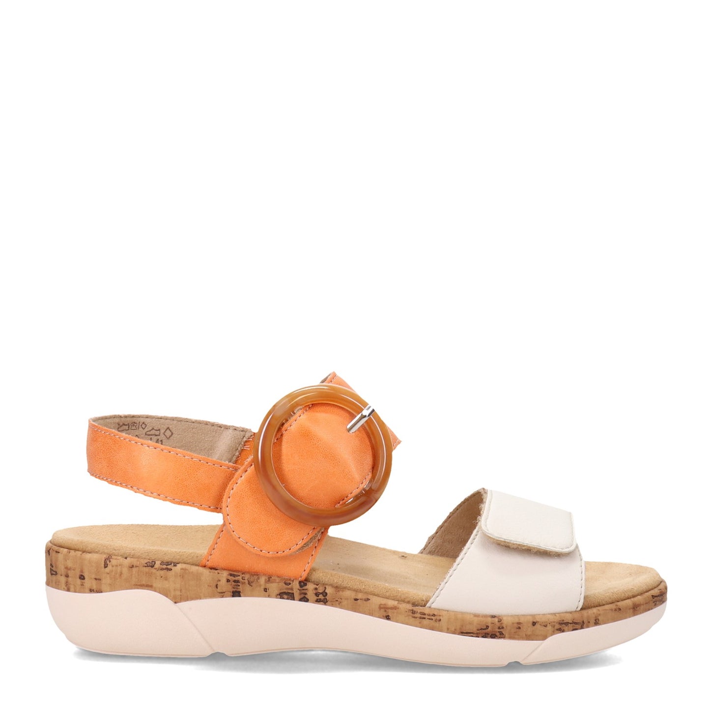 Peltz Shoes Women's Remonte Rock Sandal OFF WHITE R6853-38