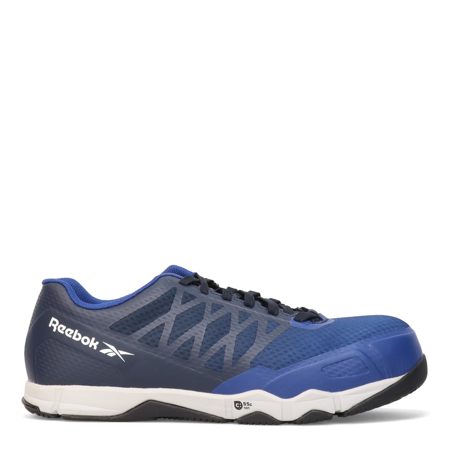 Peltz Shoes Men's Reebok Speed TR Work Shoe BLUE BLACK RB4451