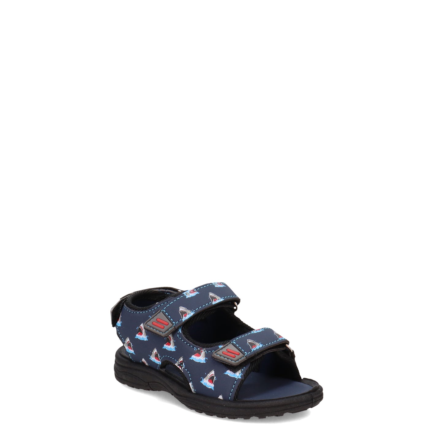Peltz Shoes Boy's Josmo Rugged Bear Shark Sandal - Toddler NAVY RB90783H-NVY