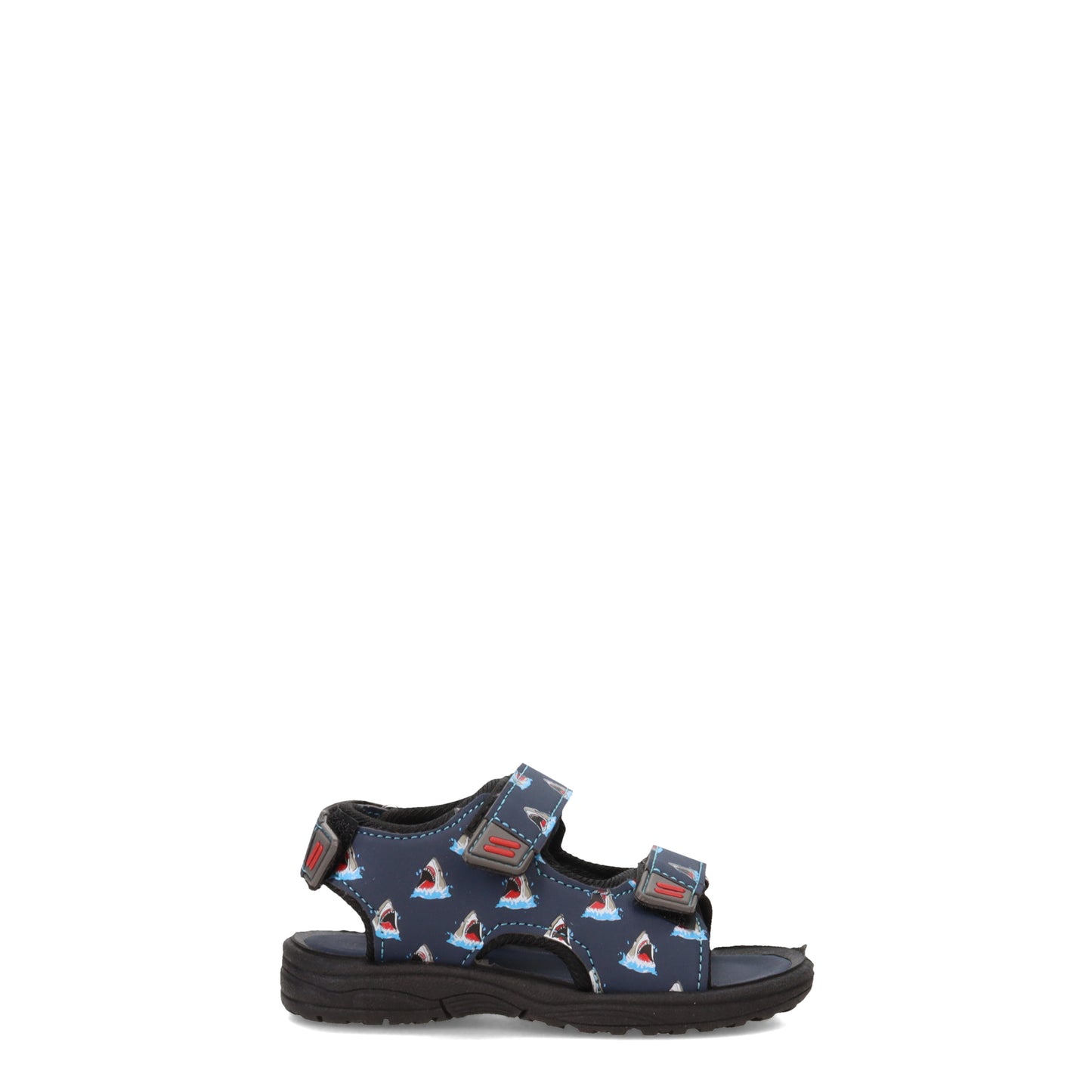 Peltz Shoes Boy's Josmo Rugged Bear Shark Sandal - Toddler NAVY RB90783H-NVY