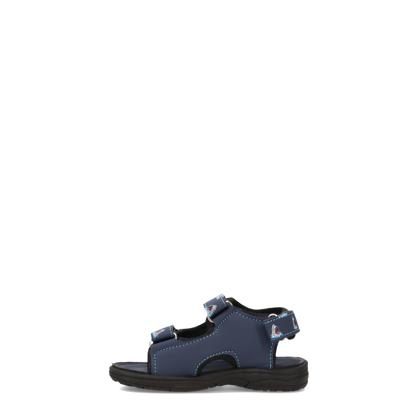 Peltz Shoes Boy's Josmo Rugged Bear Shark Sandal - Toddler NAVY RB90783H-NVY