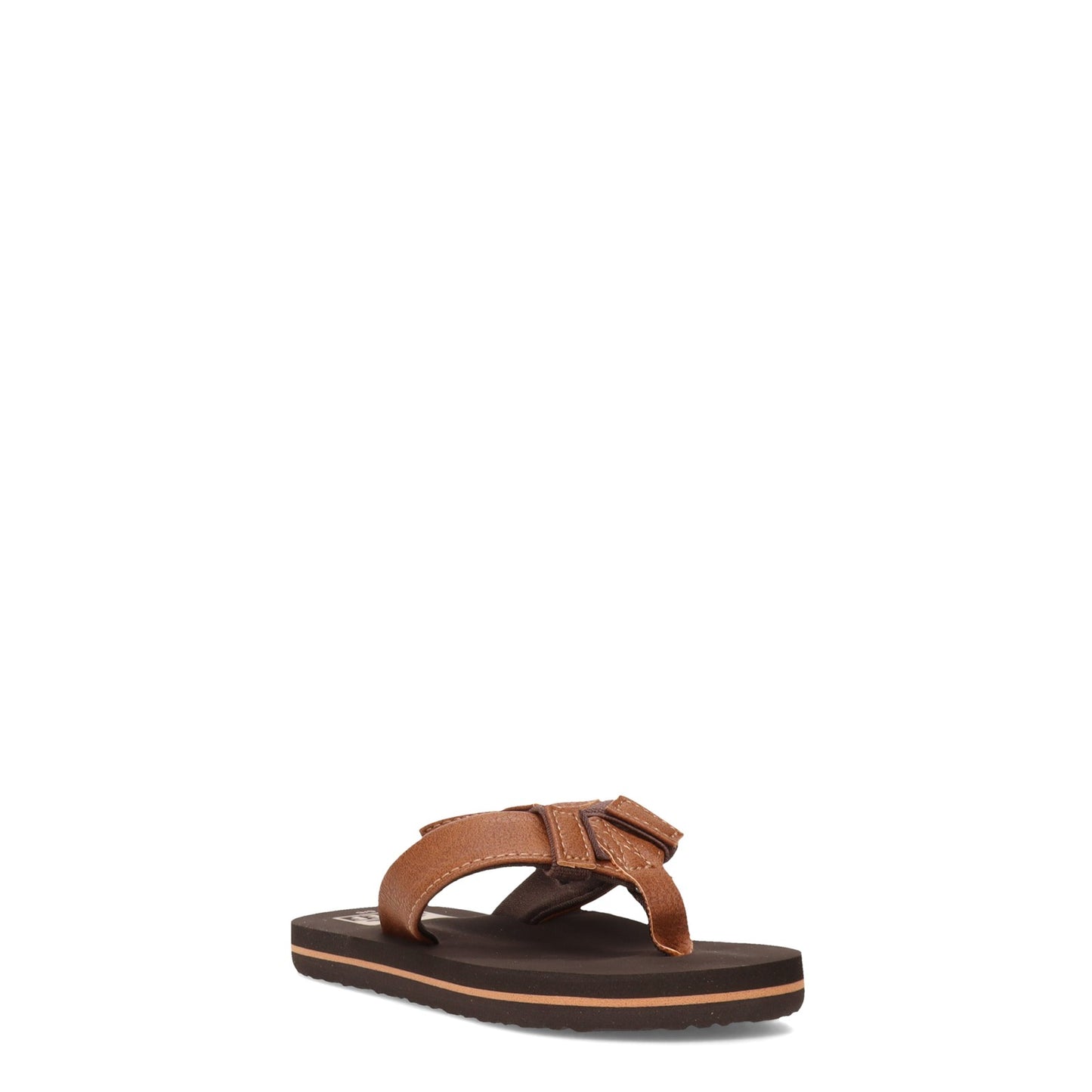 Peltz Shoes Boy's Reef Little Twinpin Sandal - Toddler & Little Kid Brown RF005176-BRO