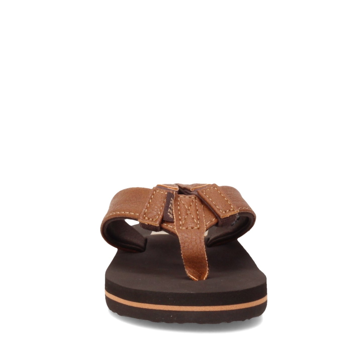 Peltz Shoes Boy's Reef Little Twinpin Sandal - Toddler & Little Kid Brown RF005176-BRO